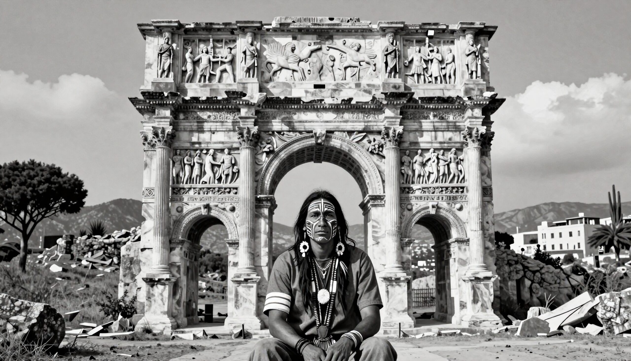 Cultural Fusion at Ancient Arch