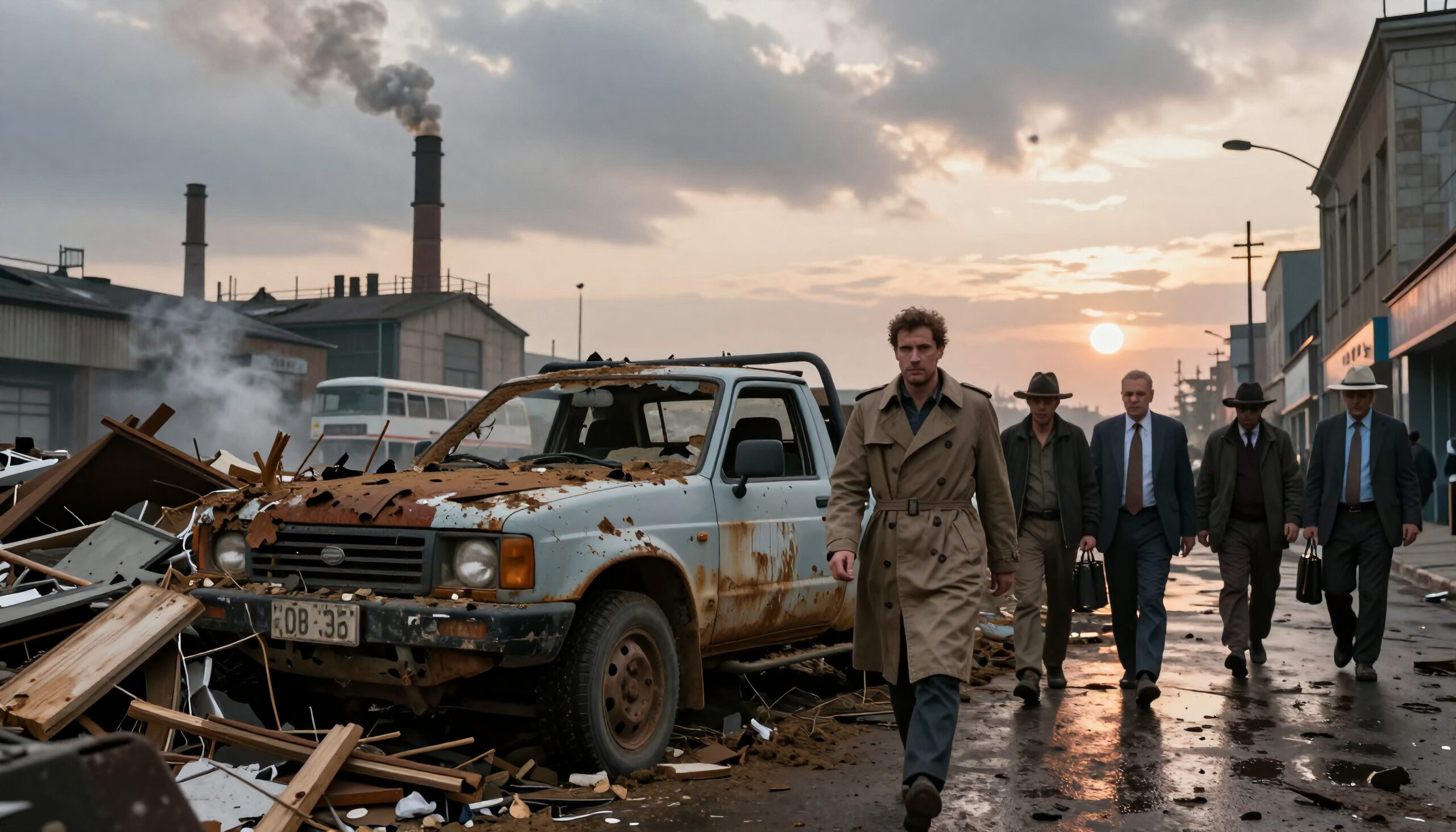 Post-Apocalyptic Business at Sunset