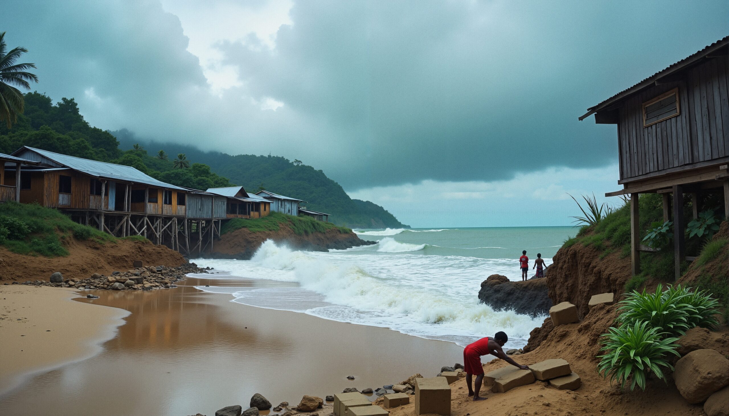 Rustic Houses by the Sea