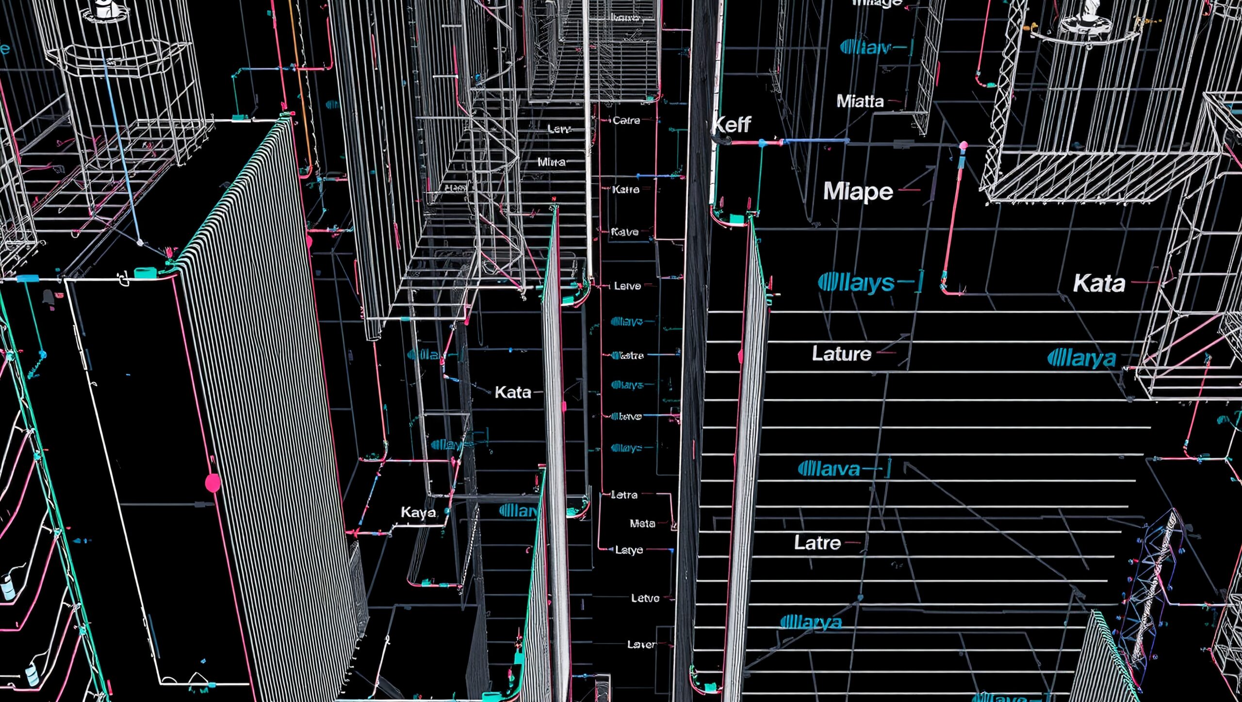 Architectural Wireframe Design Elements