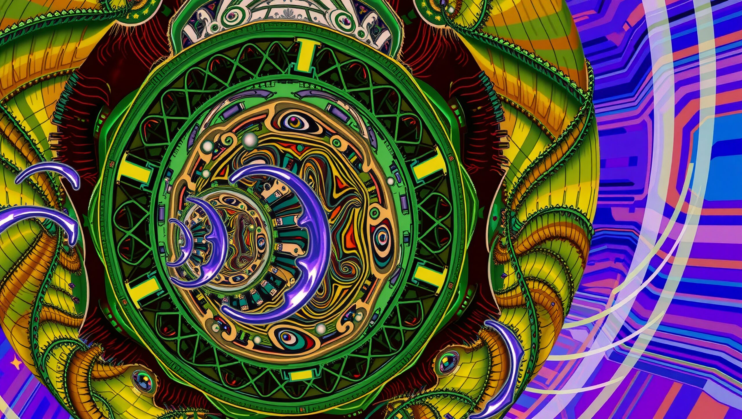 Cosmic Vortex of Abstract Time