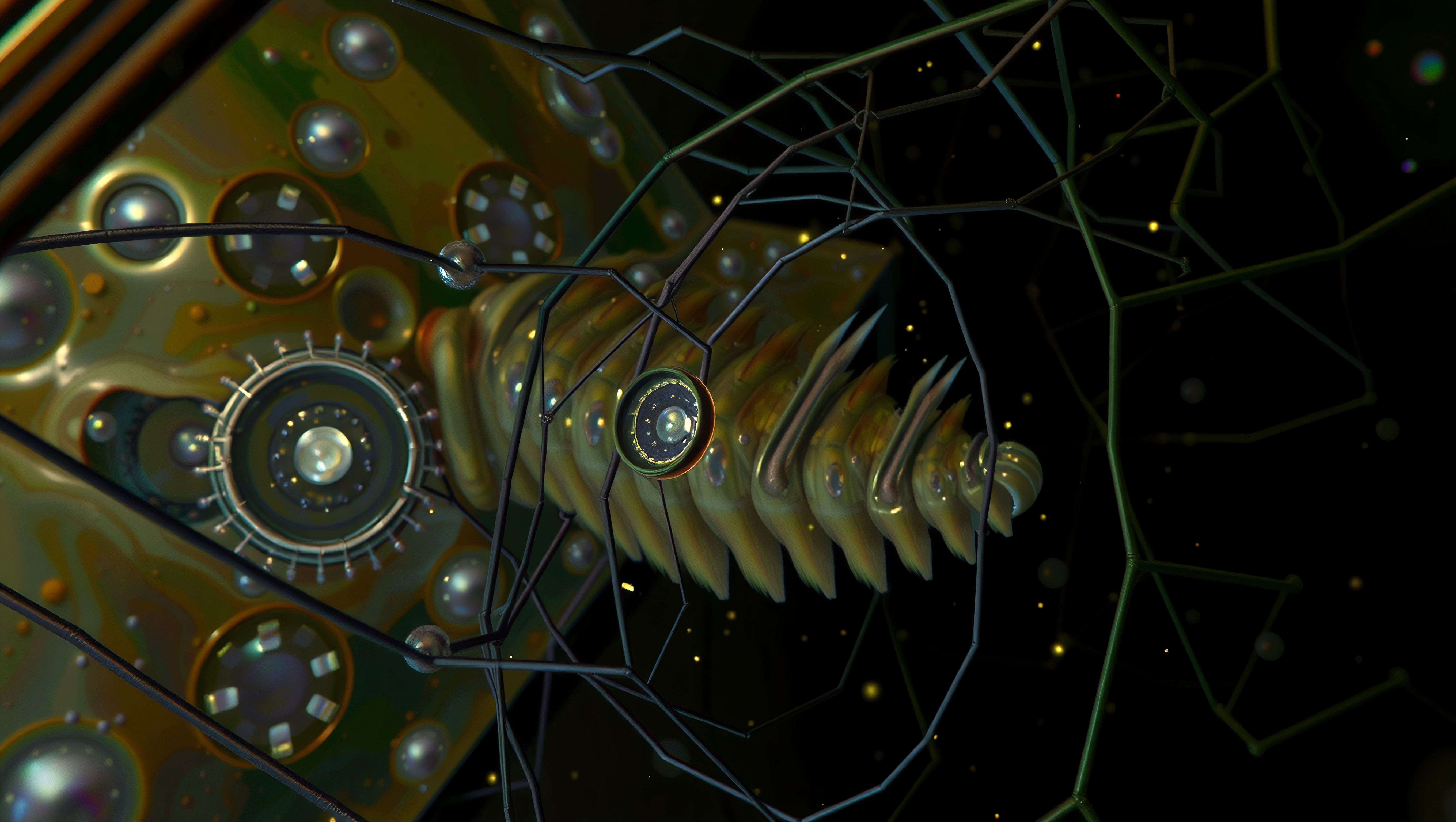 Futuristic Circuit Board and Abstract Technology