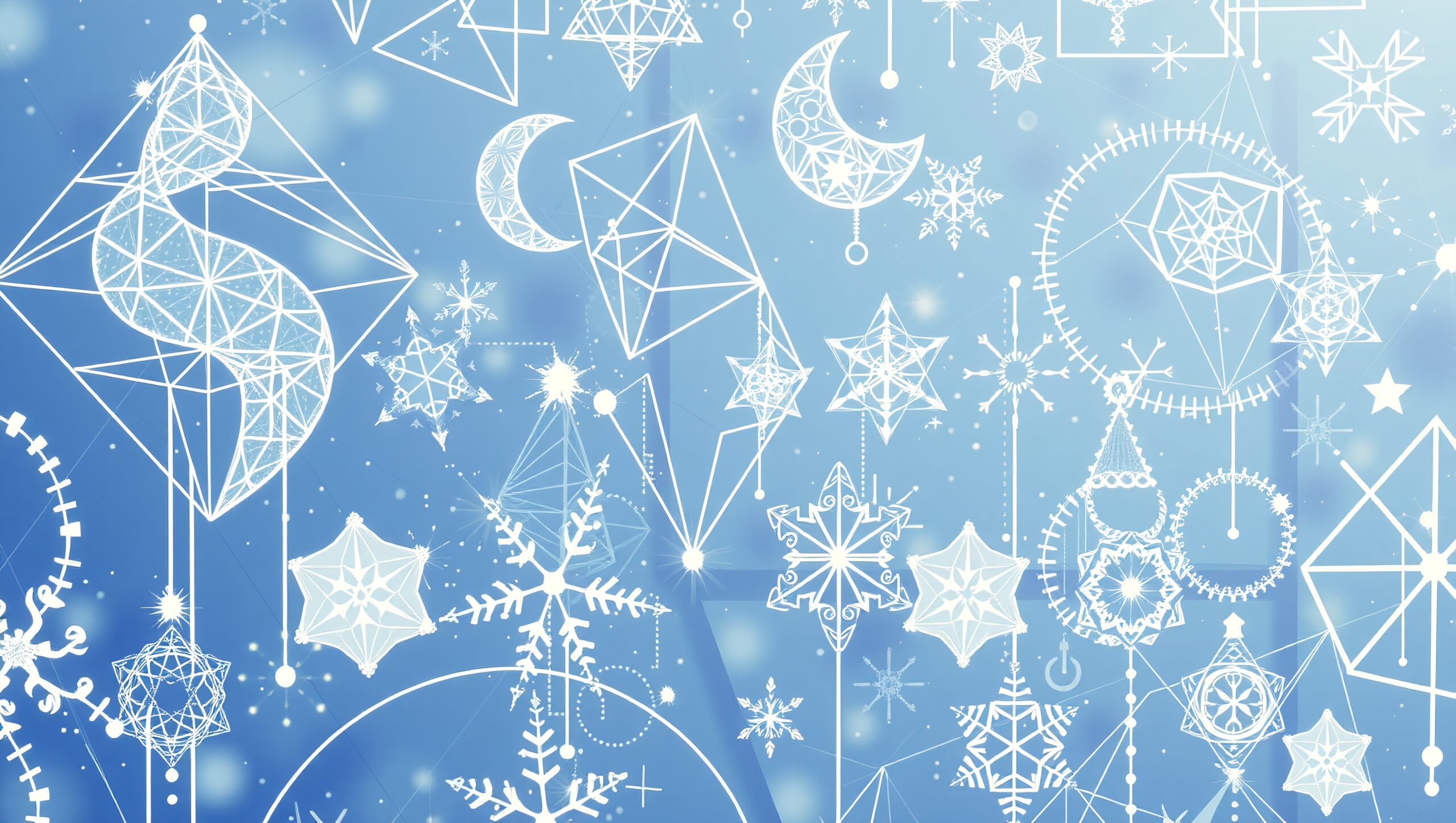 Intricate Geometric Winter Patterns