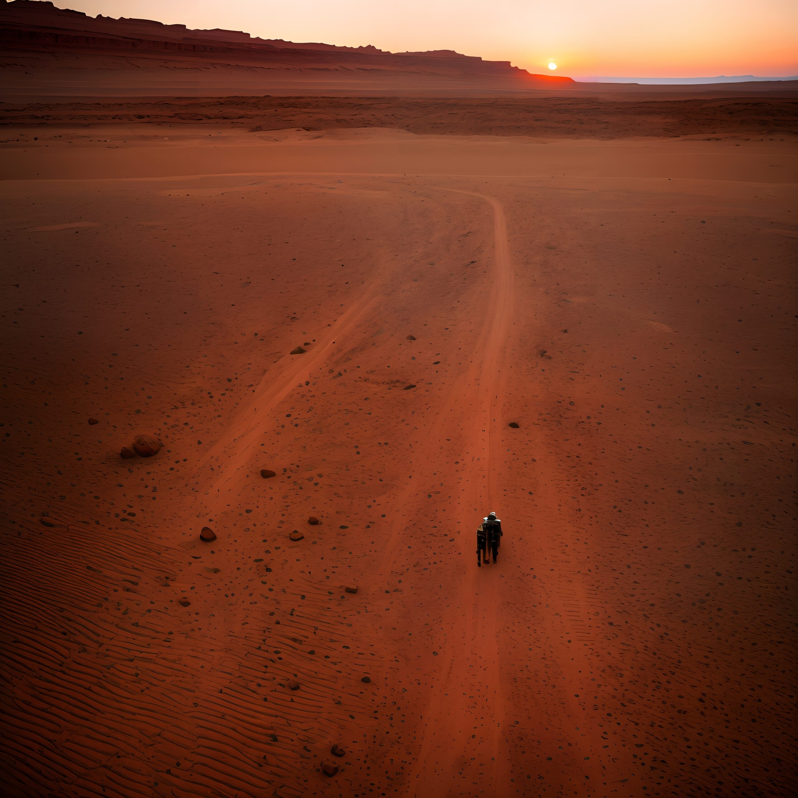 Journey Across Endless Red Sands