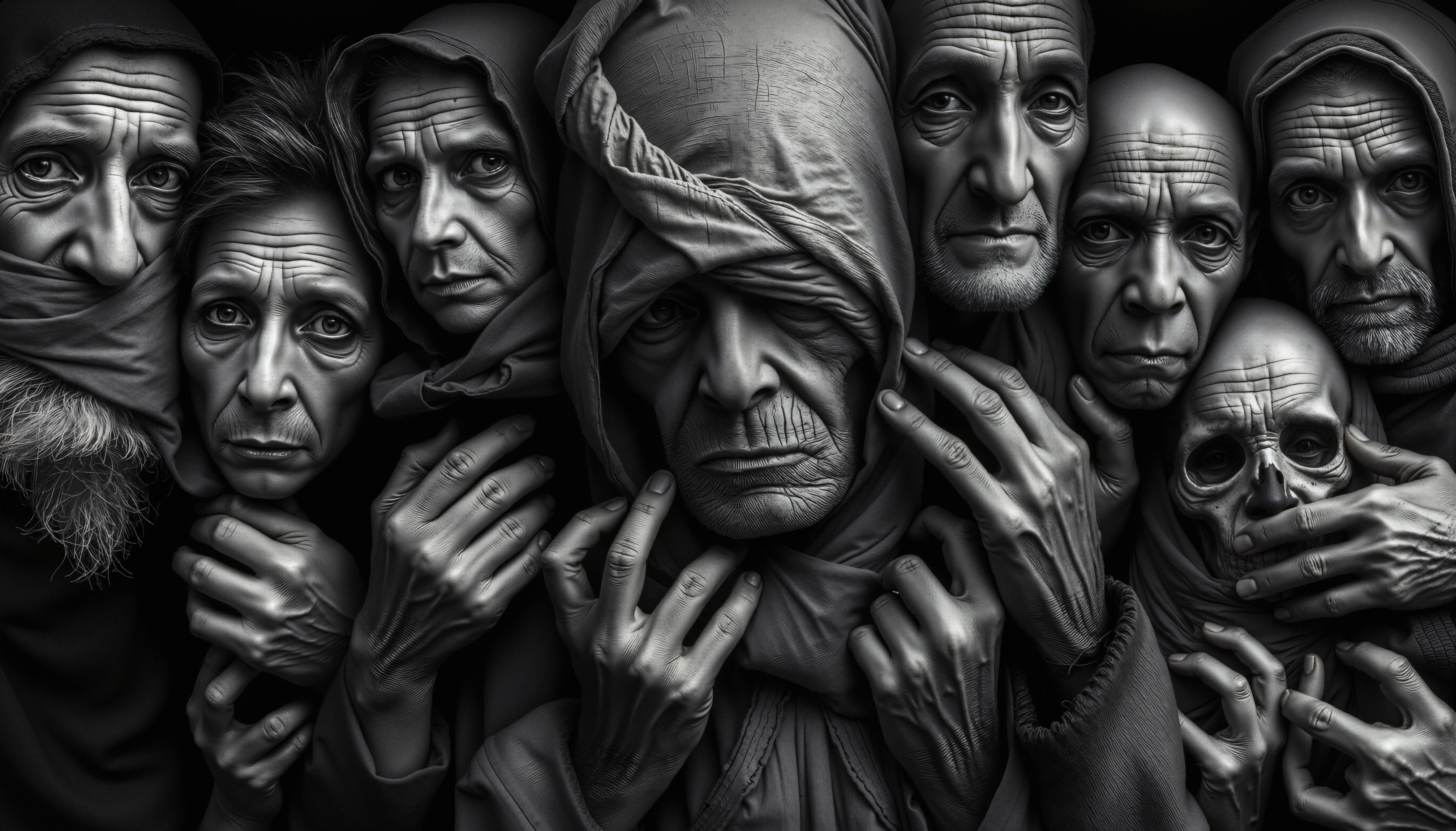 Portrait of Elderly Faces