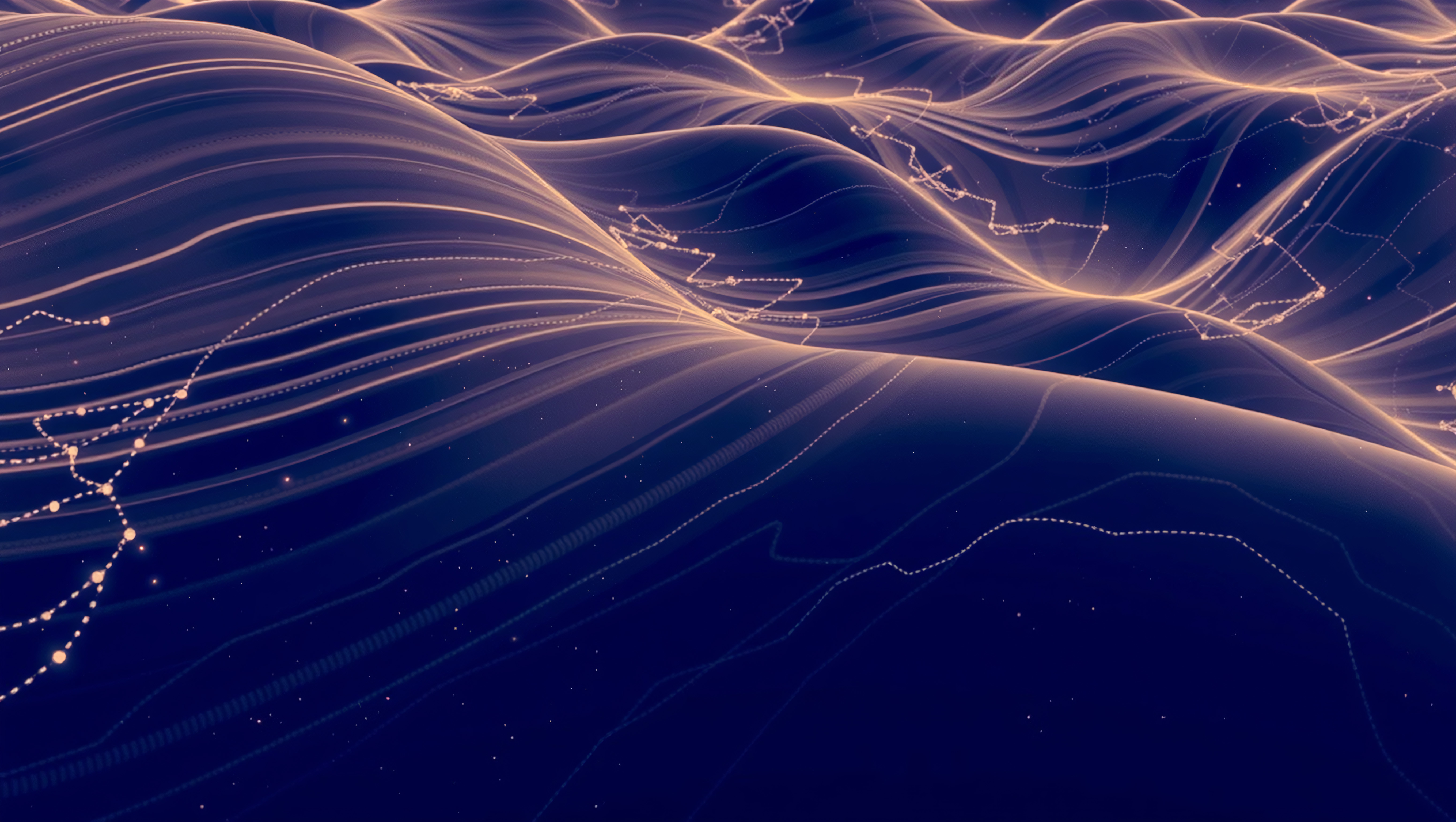 Abstract Digital Wave Pattern