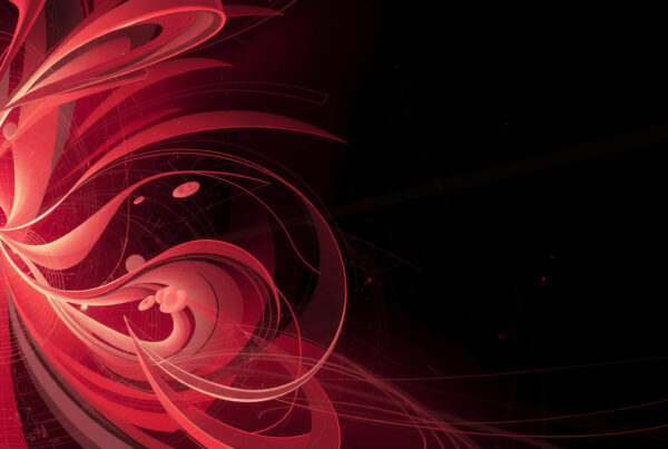 Abstract red flowing background design art wallpaper