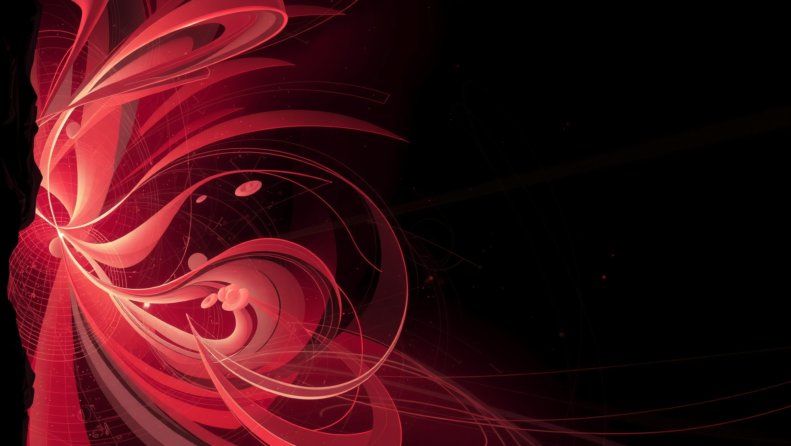 Crimson Spiral Cosmos