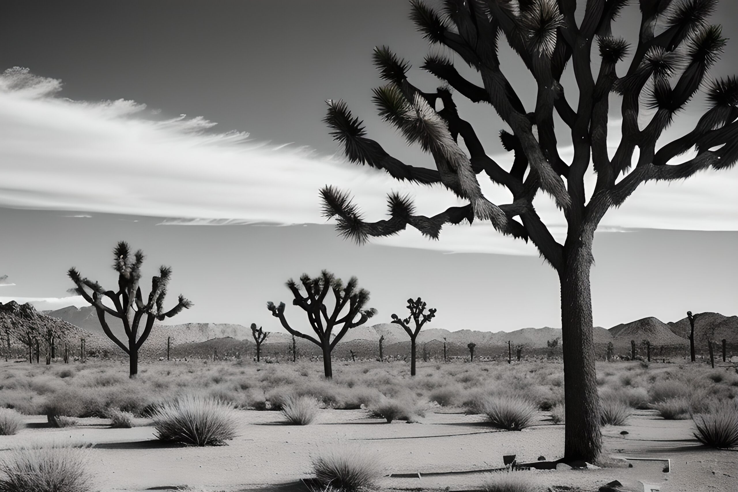 Desolate Beauty of Joshua Trees