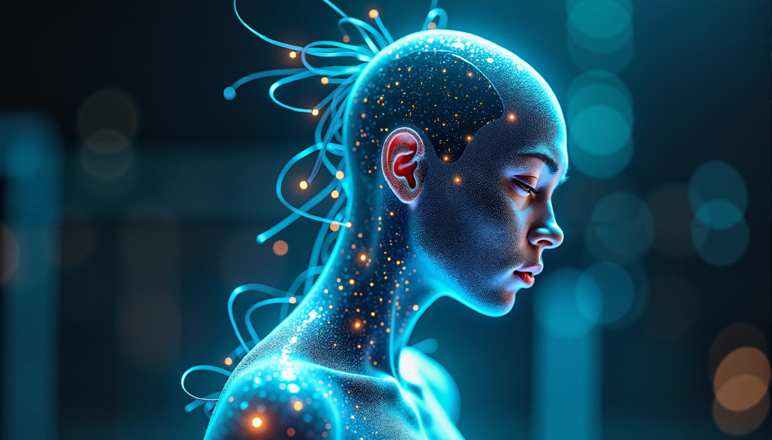 Futuristic Human-Cybernetic Fusion