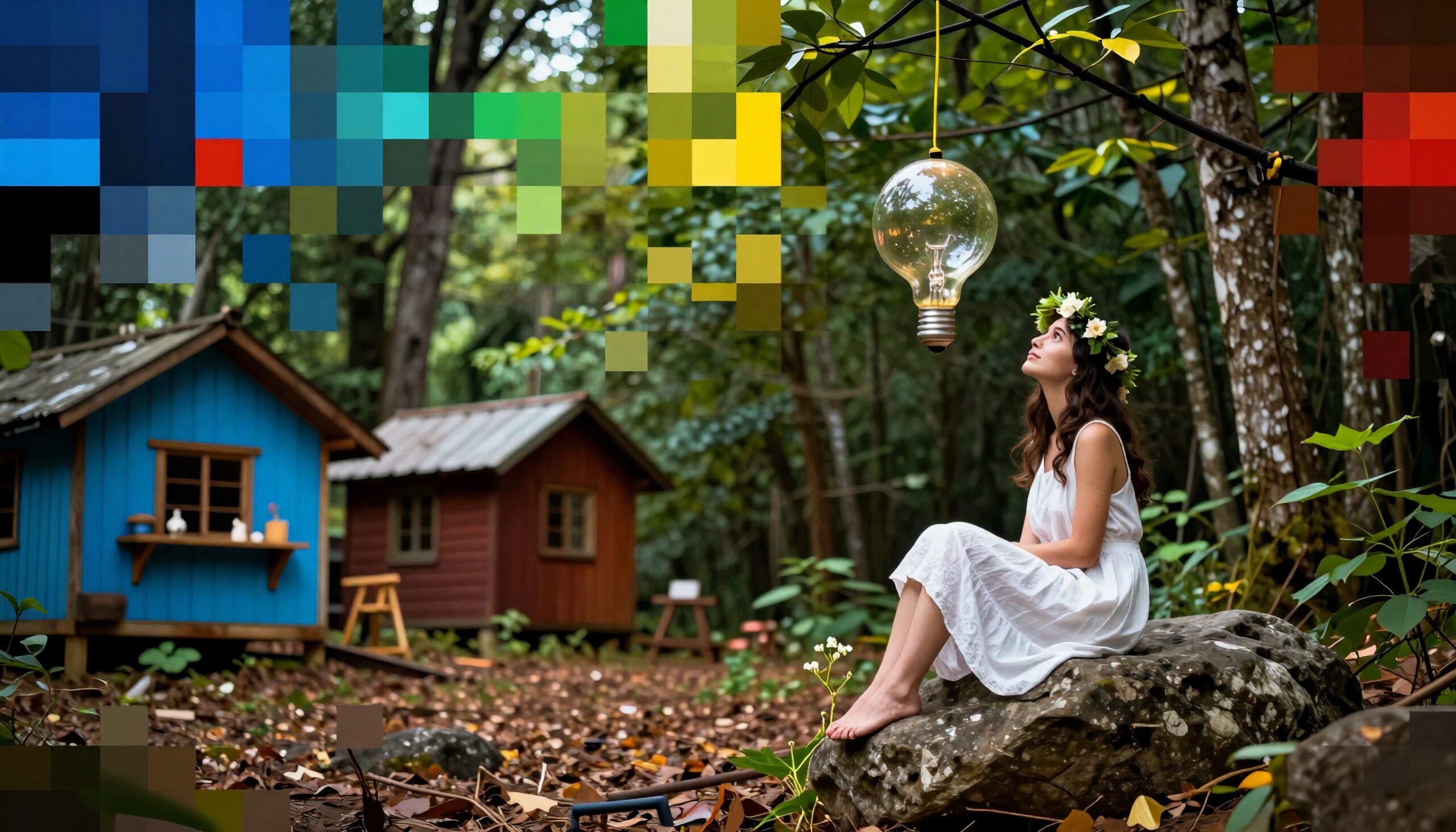 Whimsical Forest Lightbulb Moment