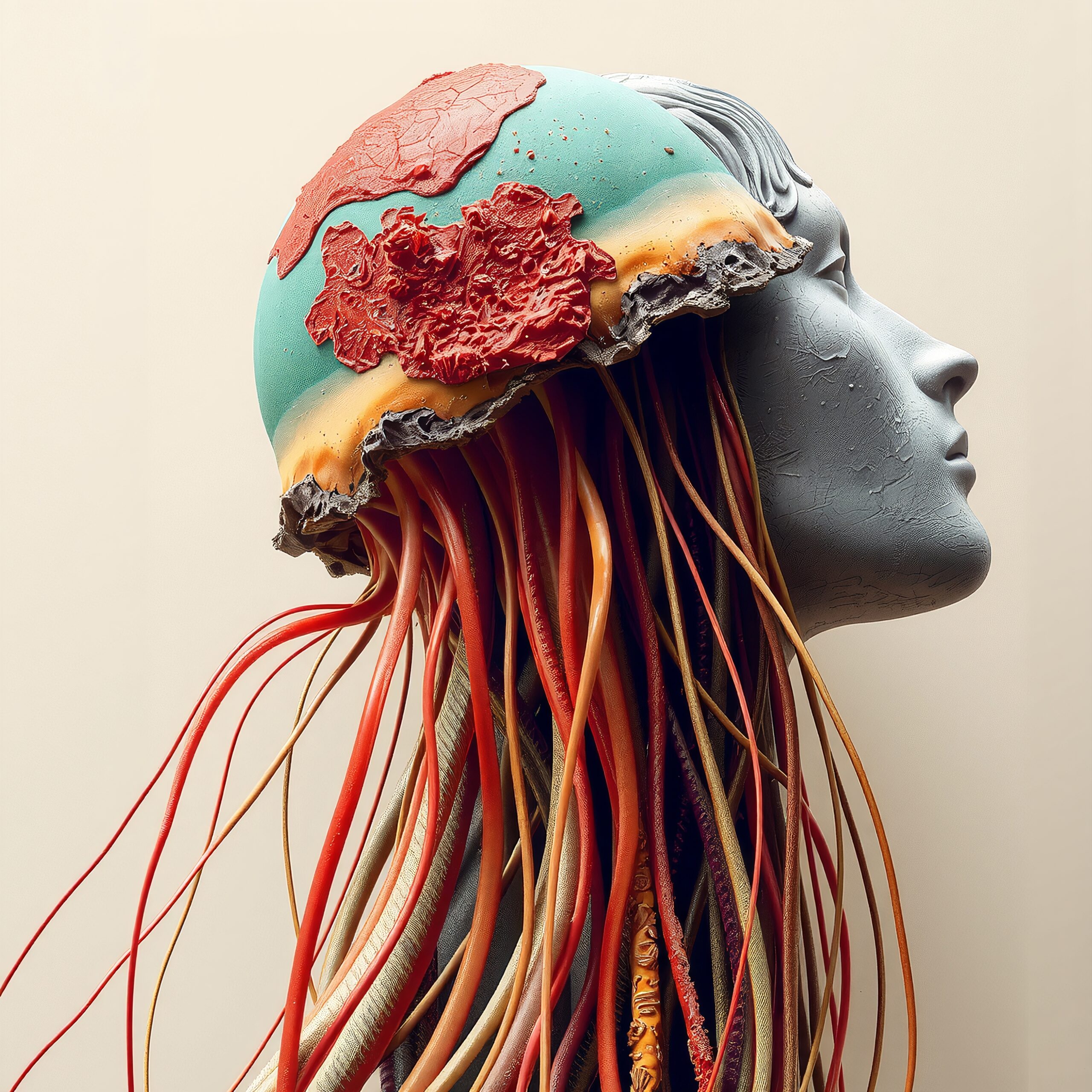 Surreal Fusion of Nature and Technology