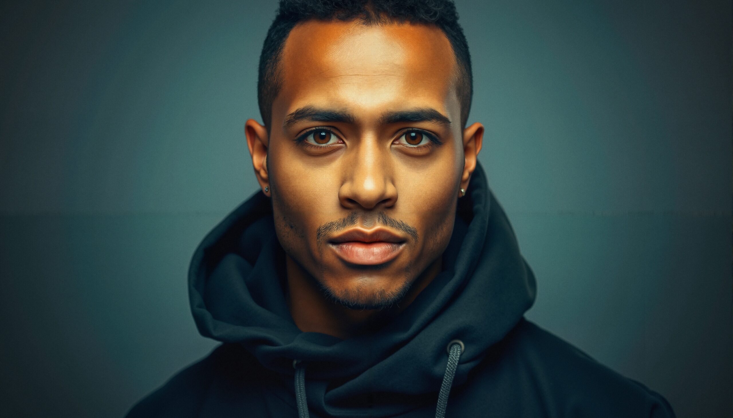 Confident Young Man’s Portrait