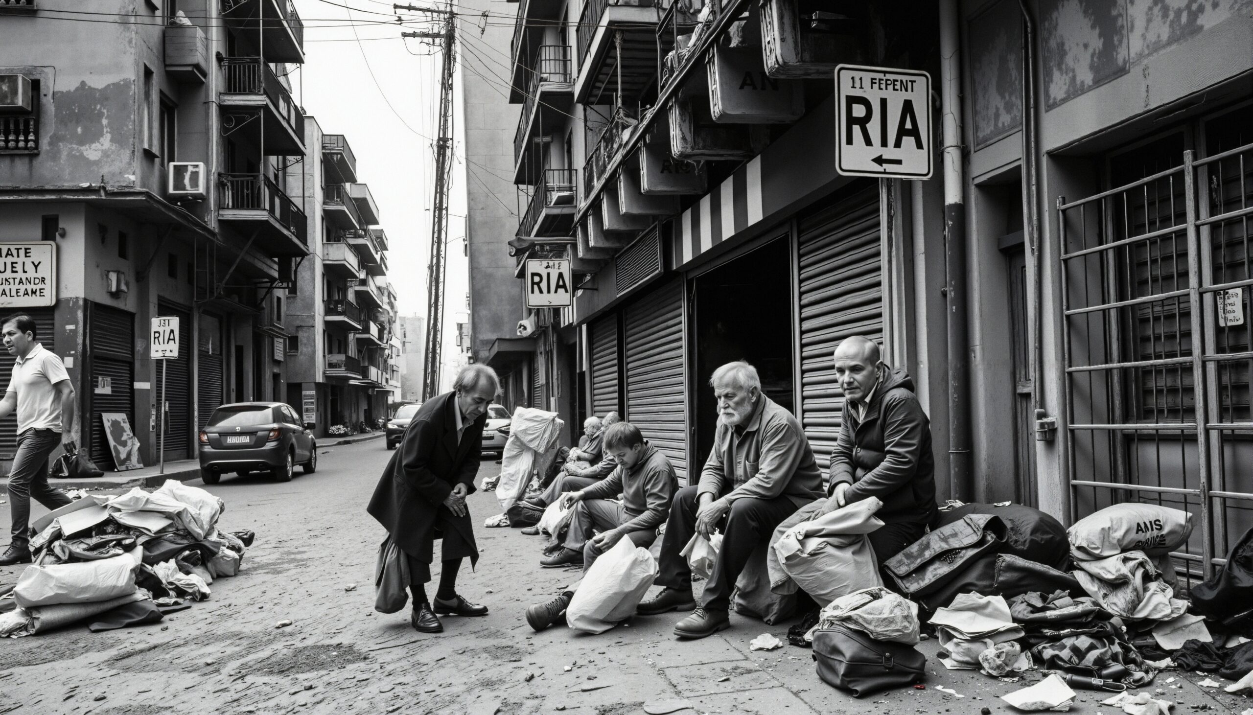 Urban Life on City Street