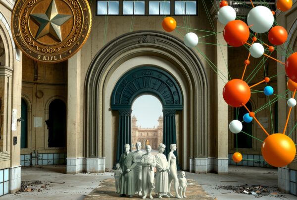 Historical Hall Meets Abstract Art