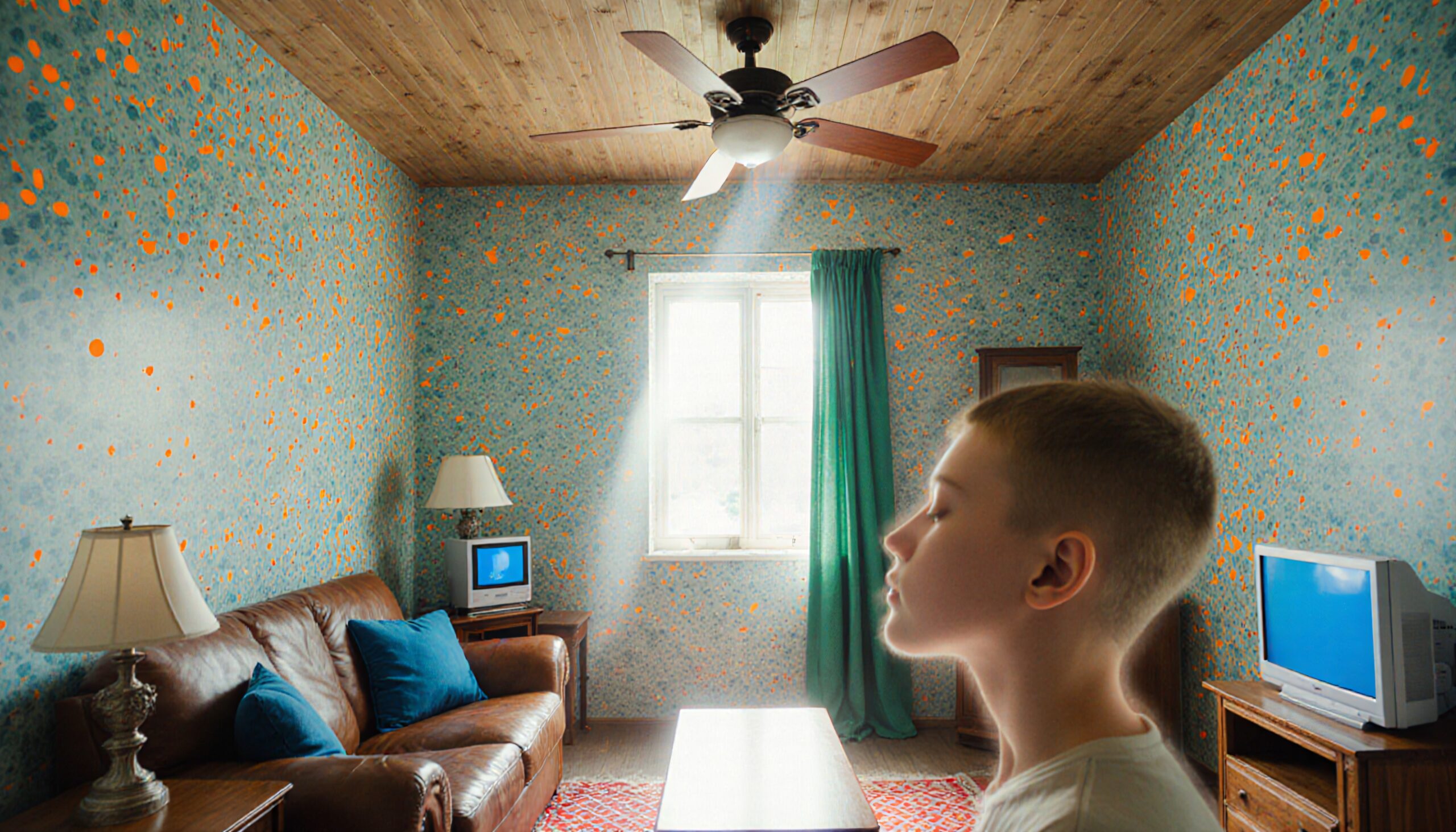 Contemplation in a Retro Room