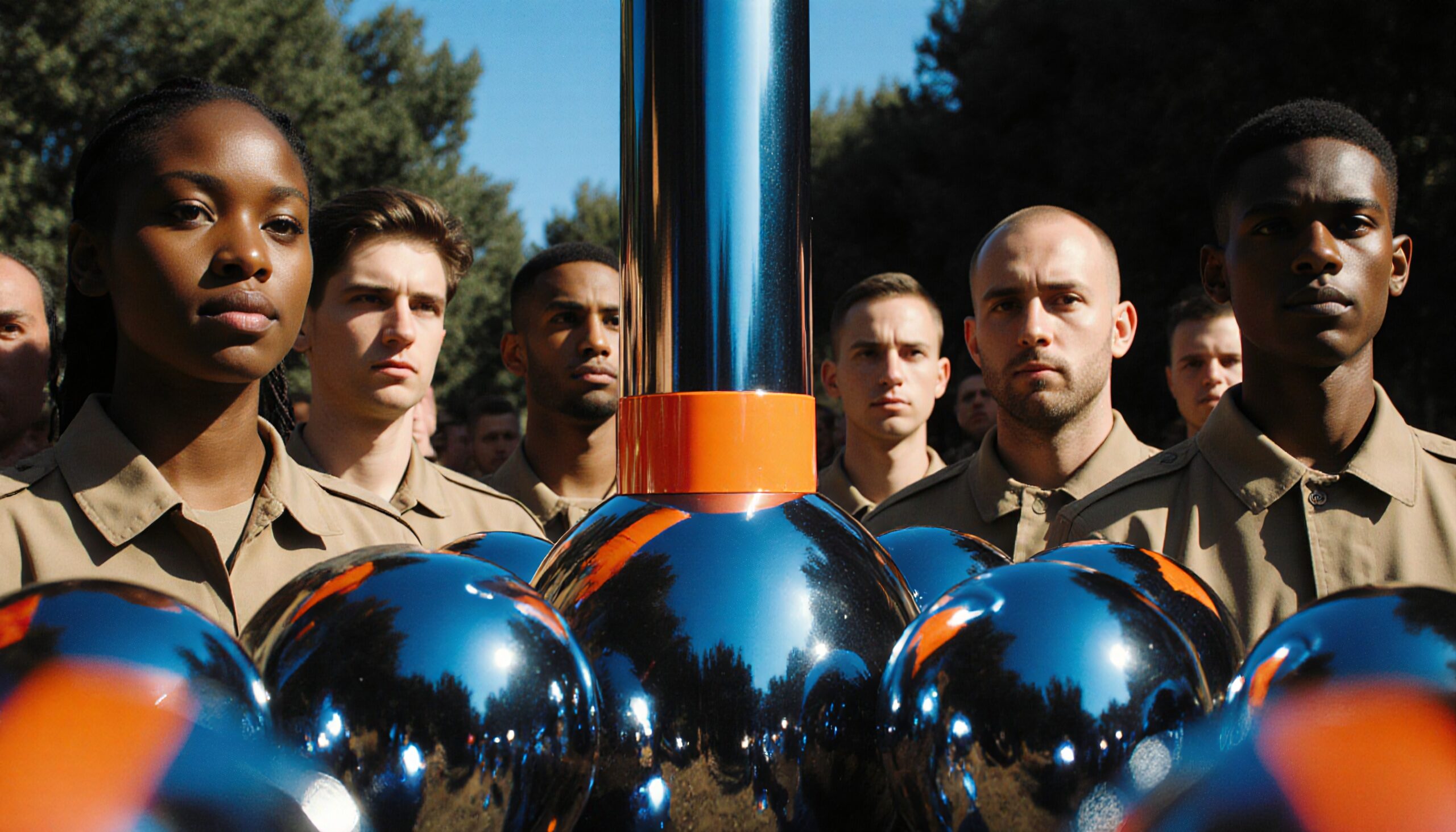 Uniformed Gathering with Reflections