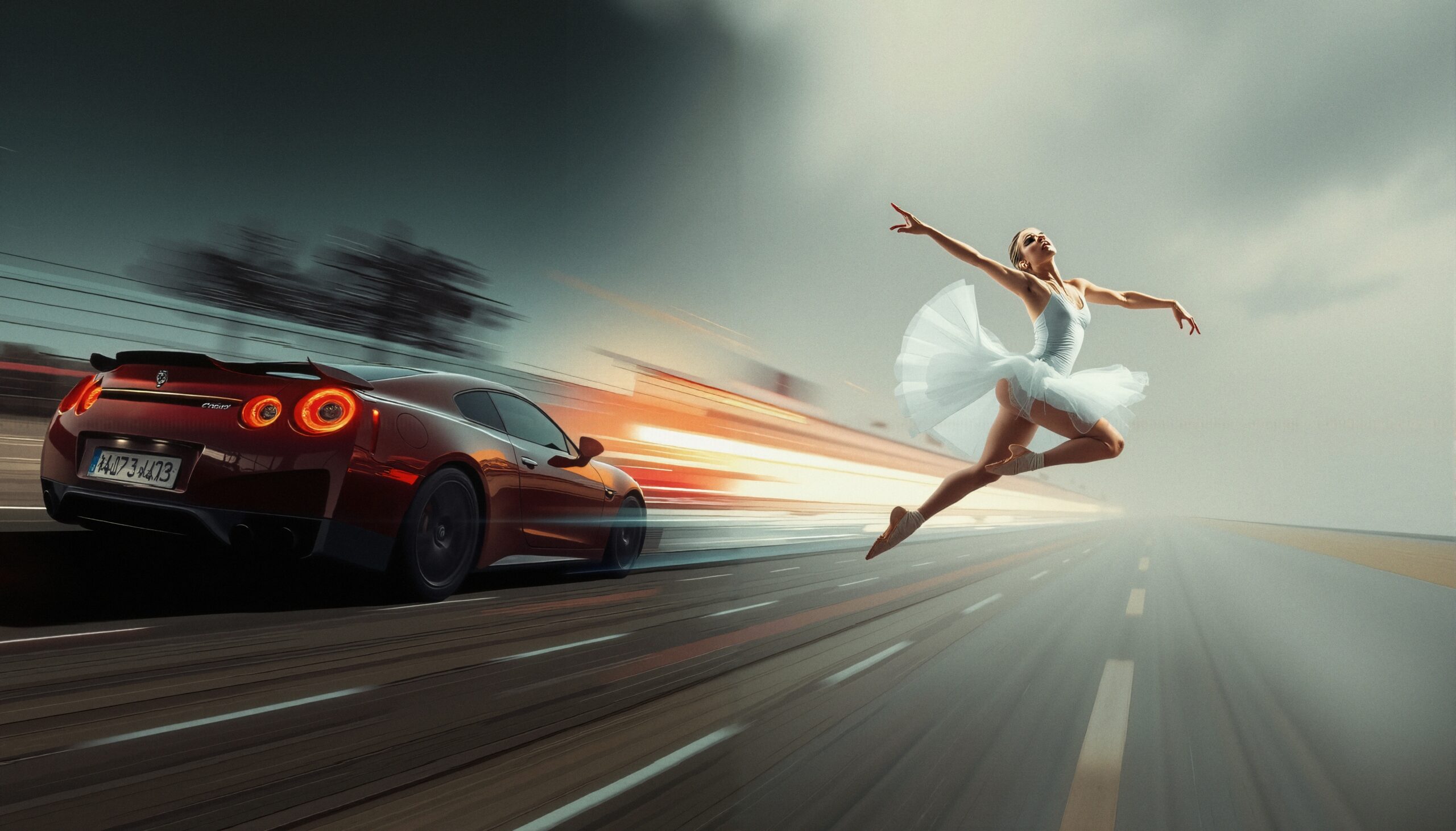 Dancer and Speeding Car Fusion