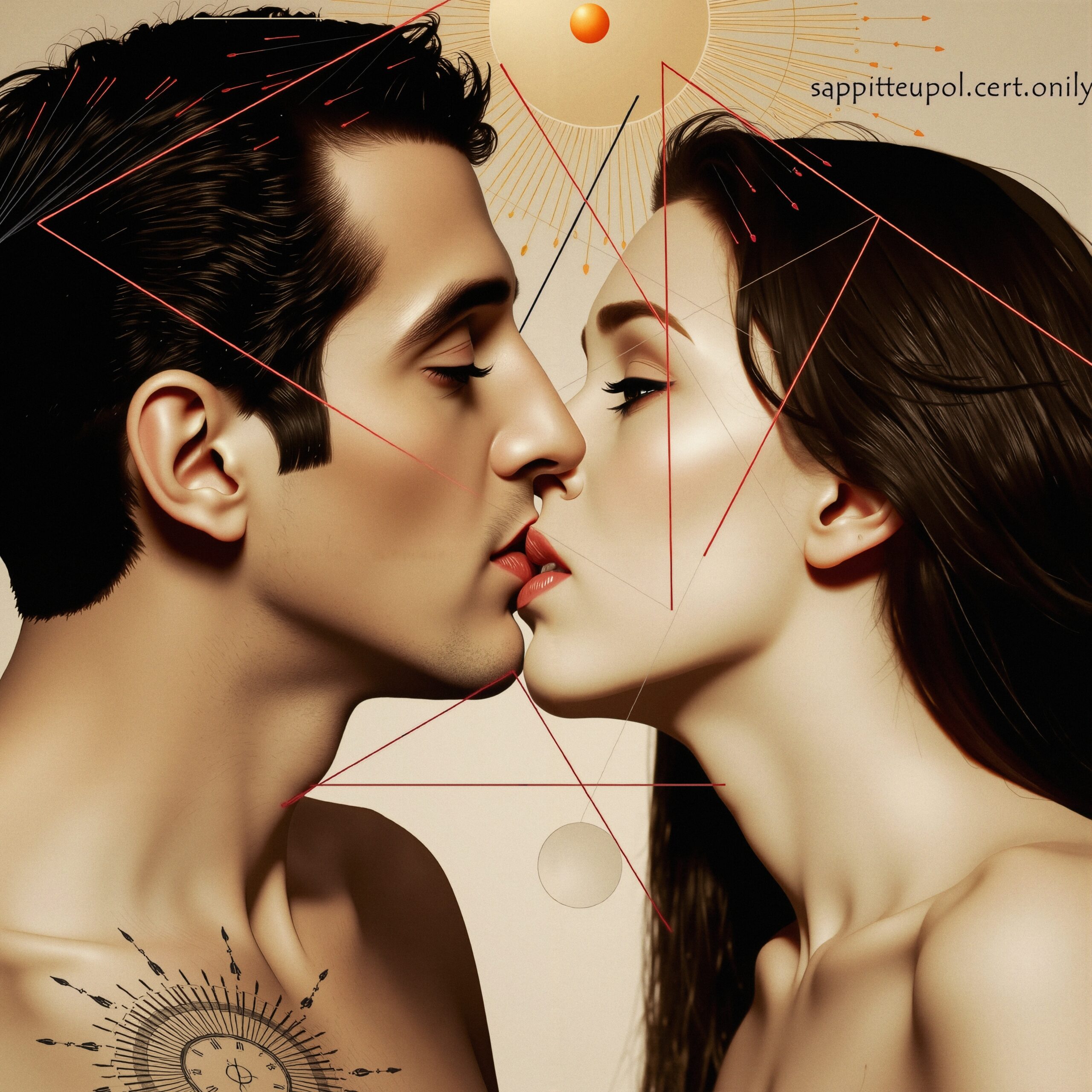 Modern Romantic Geometric Art