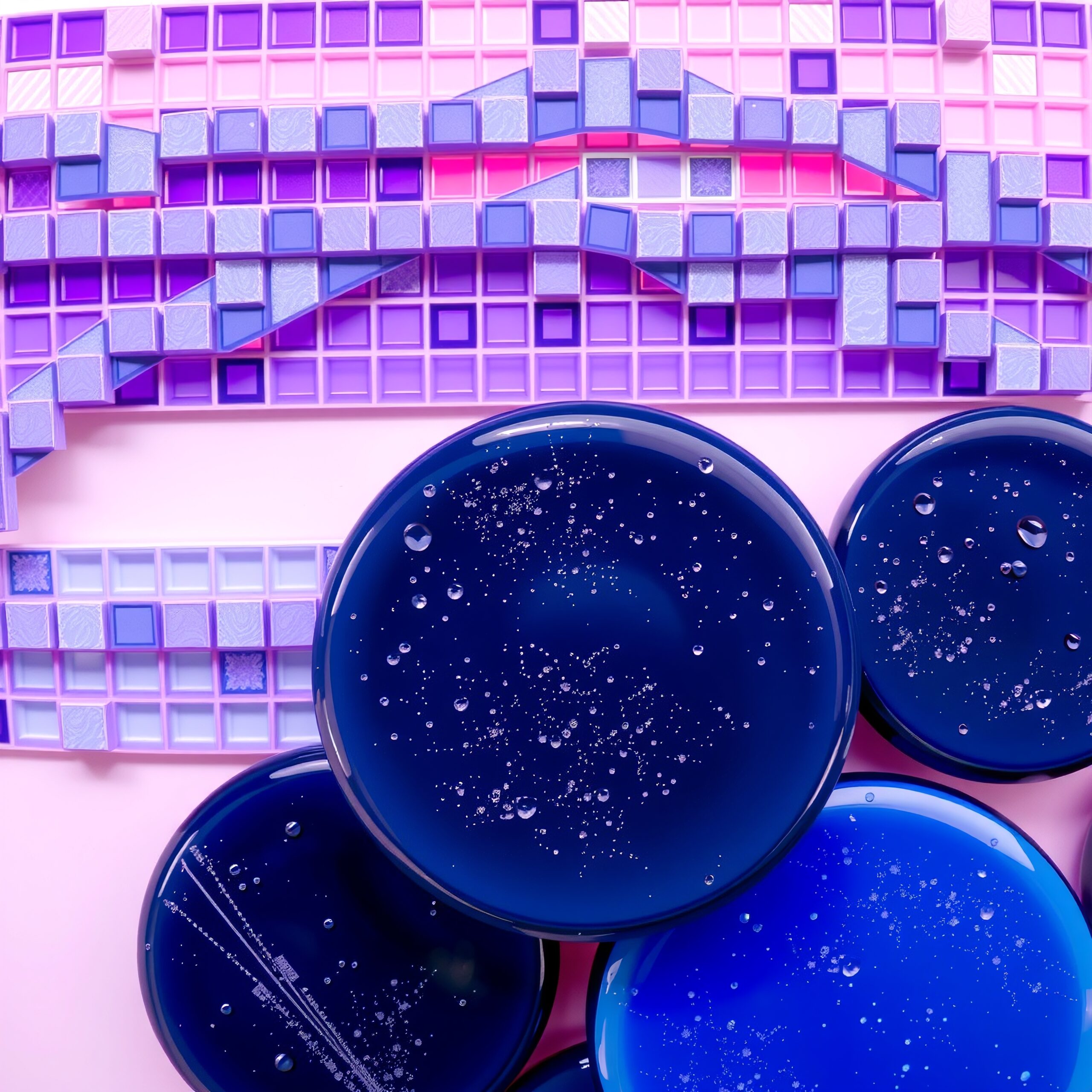 Vibrant Abstract Digital Art Composition