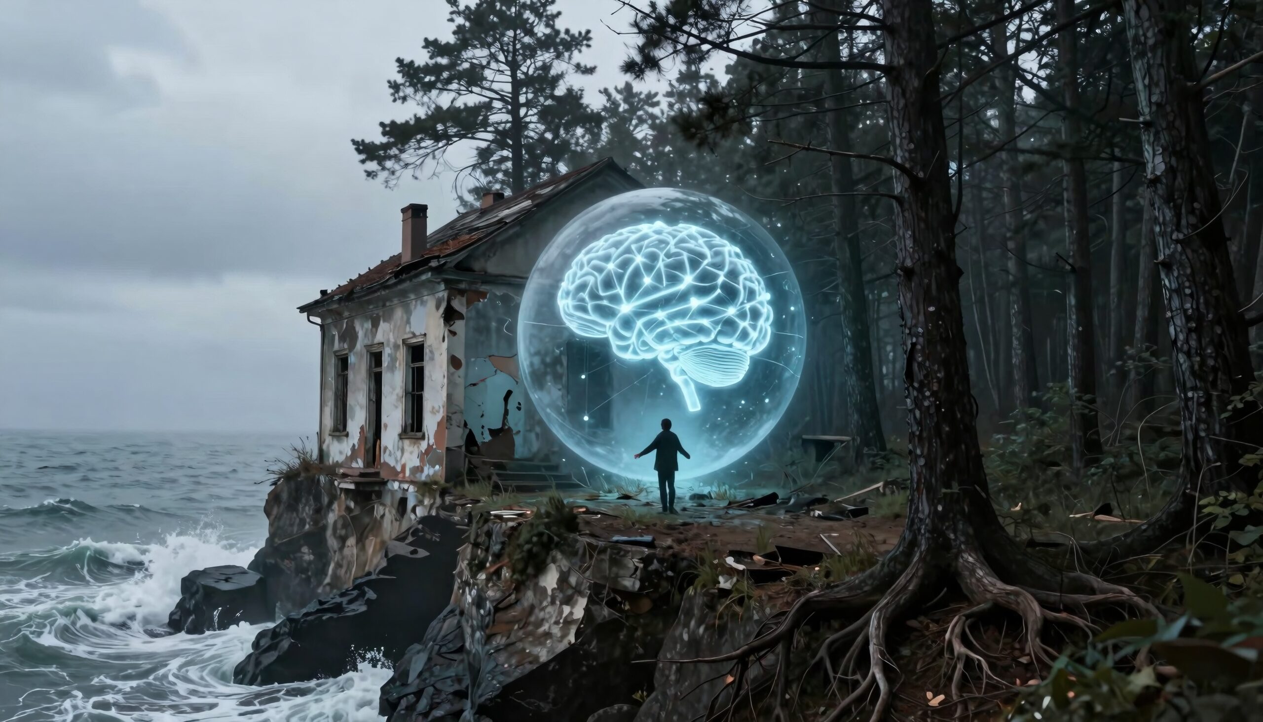Mystical Brain in Abandoned Wonderland
