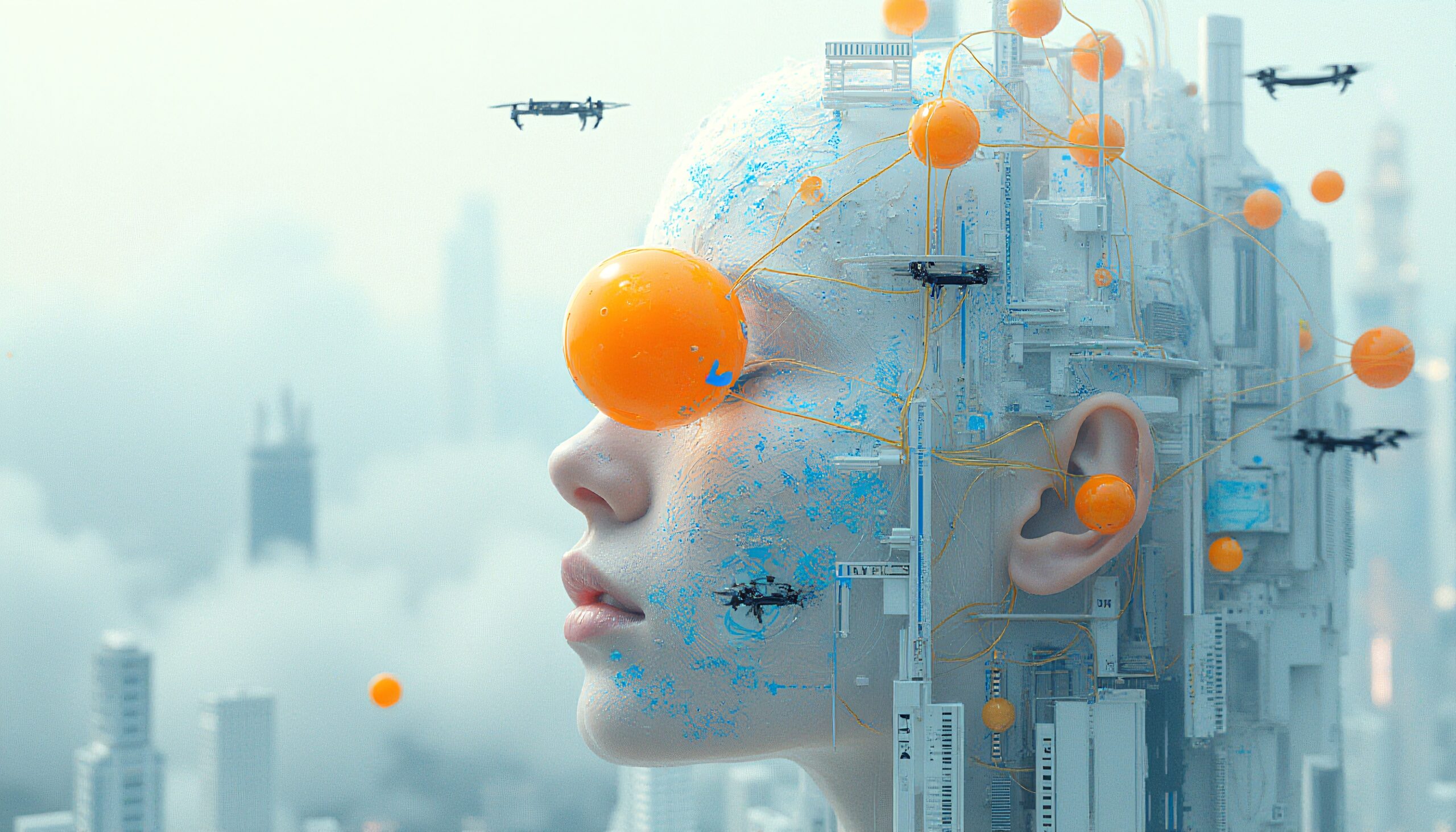 Futuristic Fusion of Man Machine