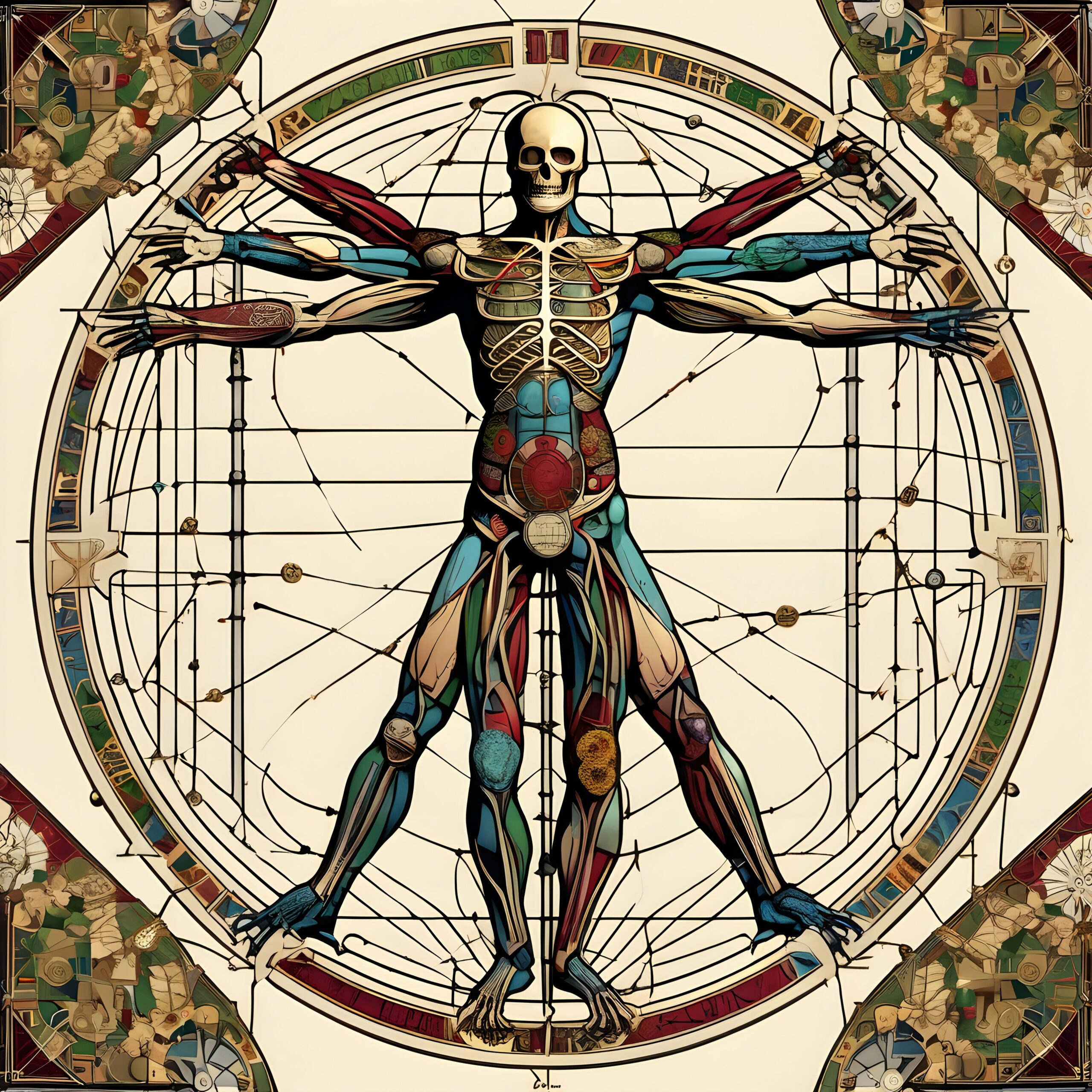 Artistic Fusion of Human Anatomy