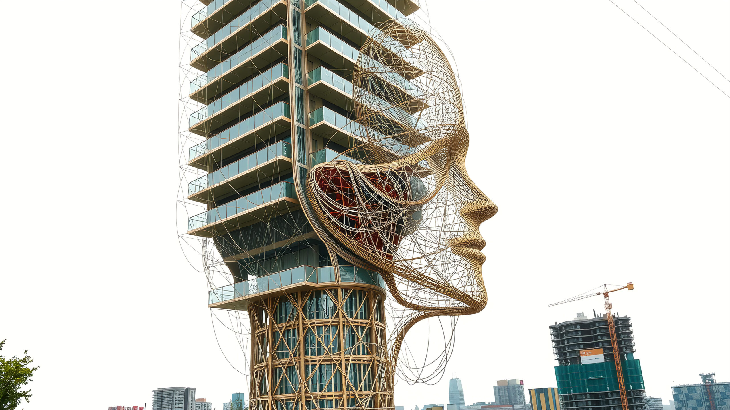 Architectural Sculpture Building Head Structure