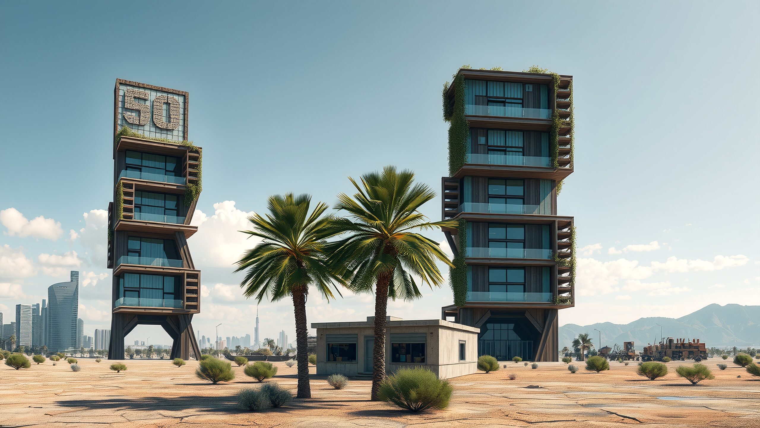 Desert Oasis: Urban and Arid