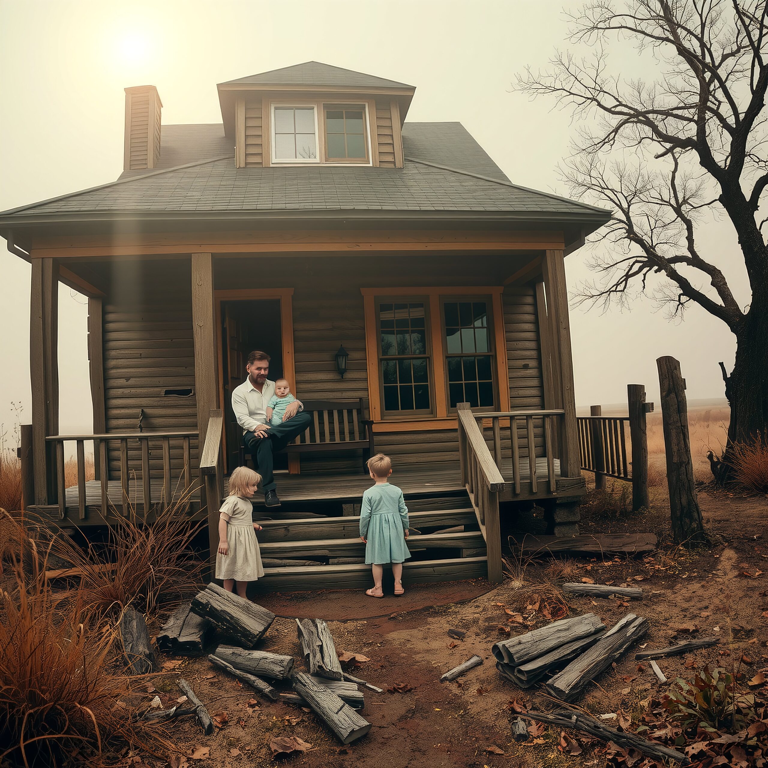 Quiet Day at Family Homestead