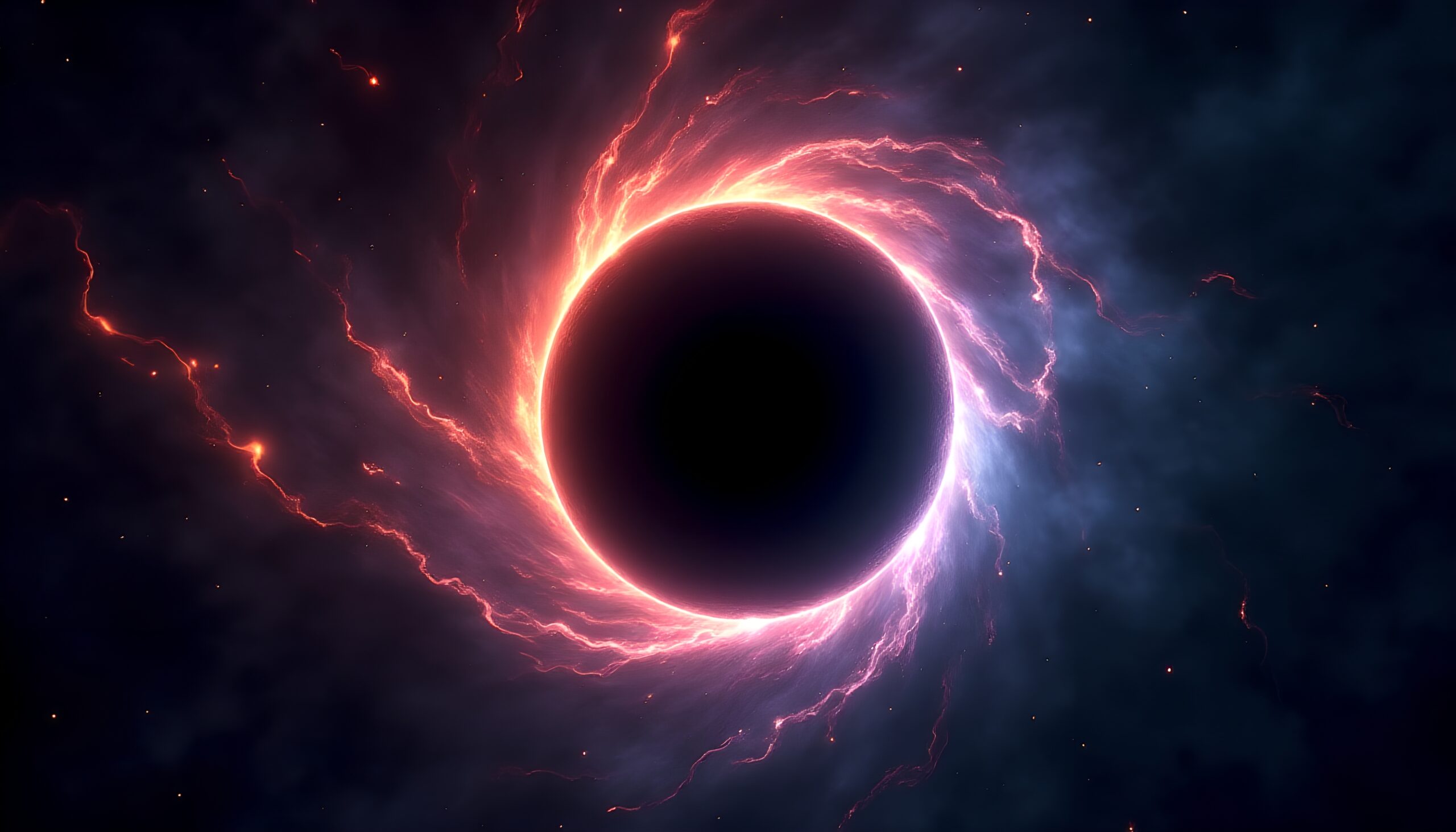 Glowing Cosmic Black Hole Phenomenon