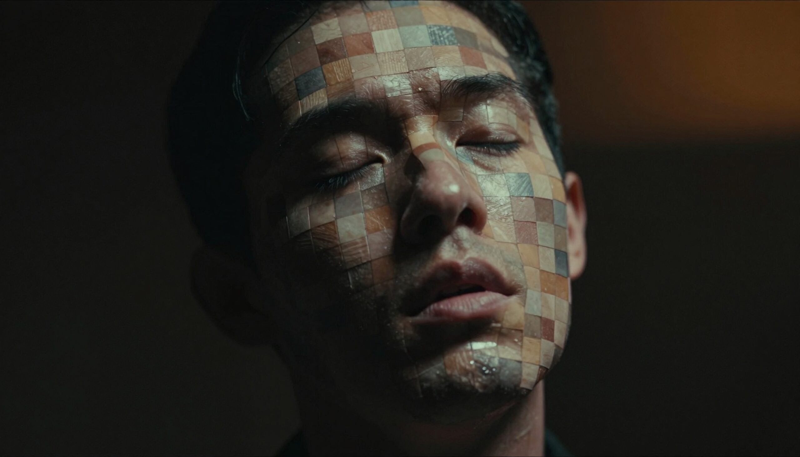 Abstract Mosaic Face Illusion