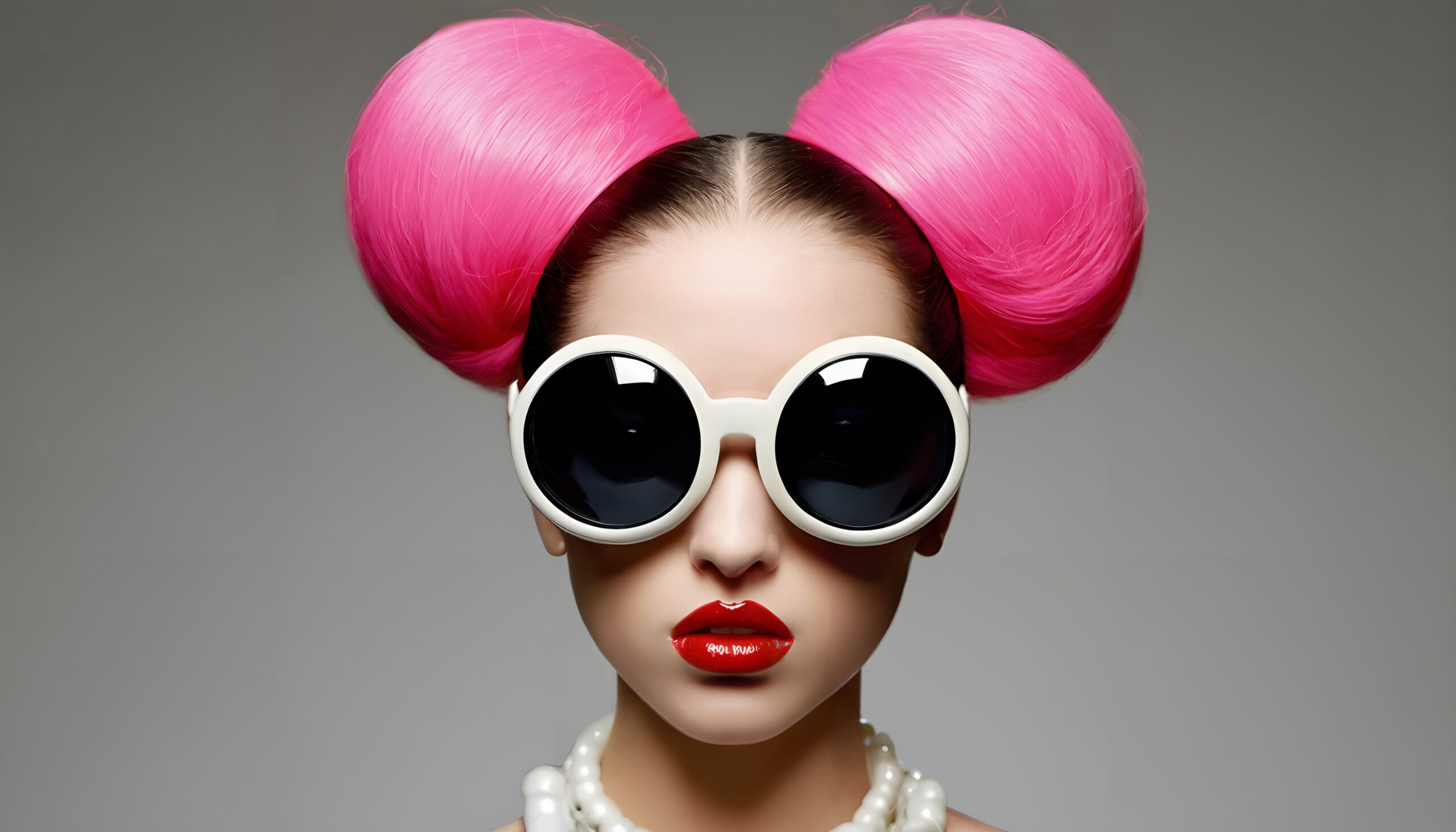 Bold Fashion Portrait with Sunglasses