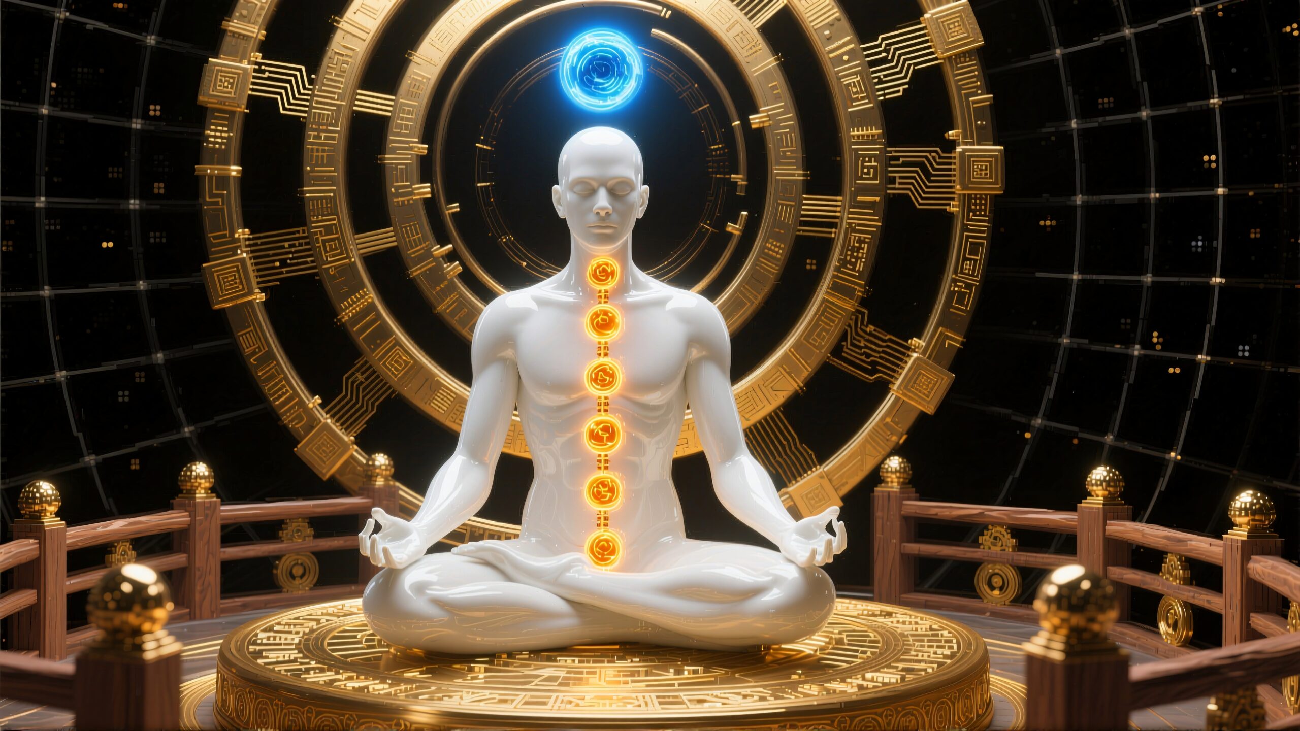 Cosmic Meditation in Golden Harmony