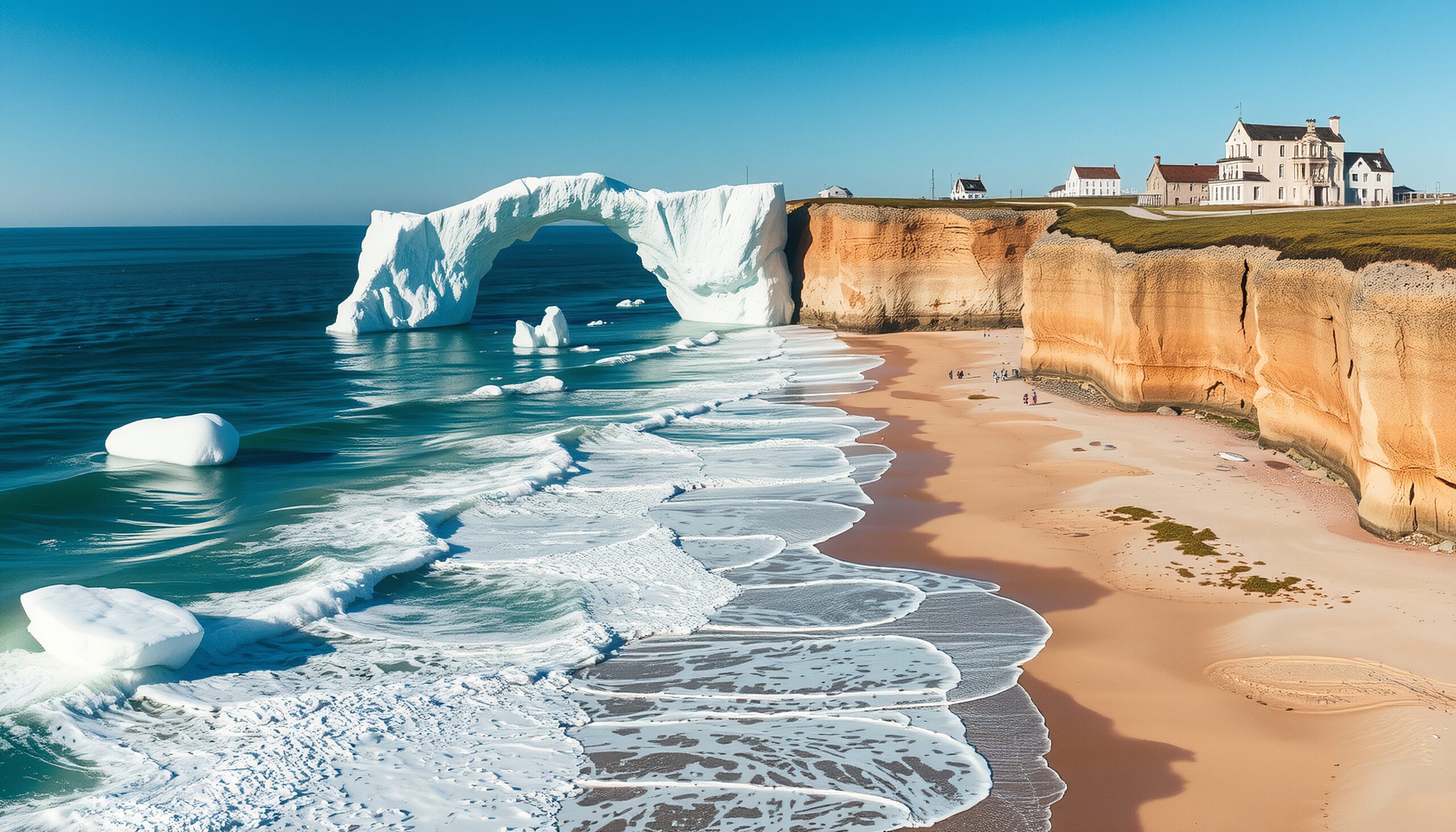 Ethereal Coastal Archway Landscape