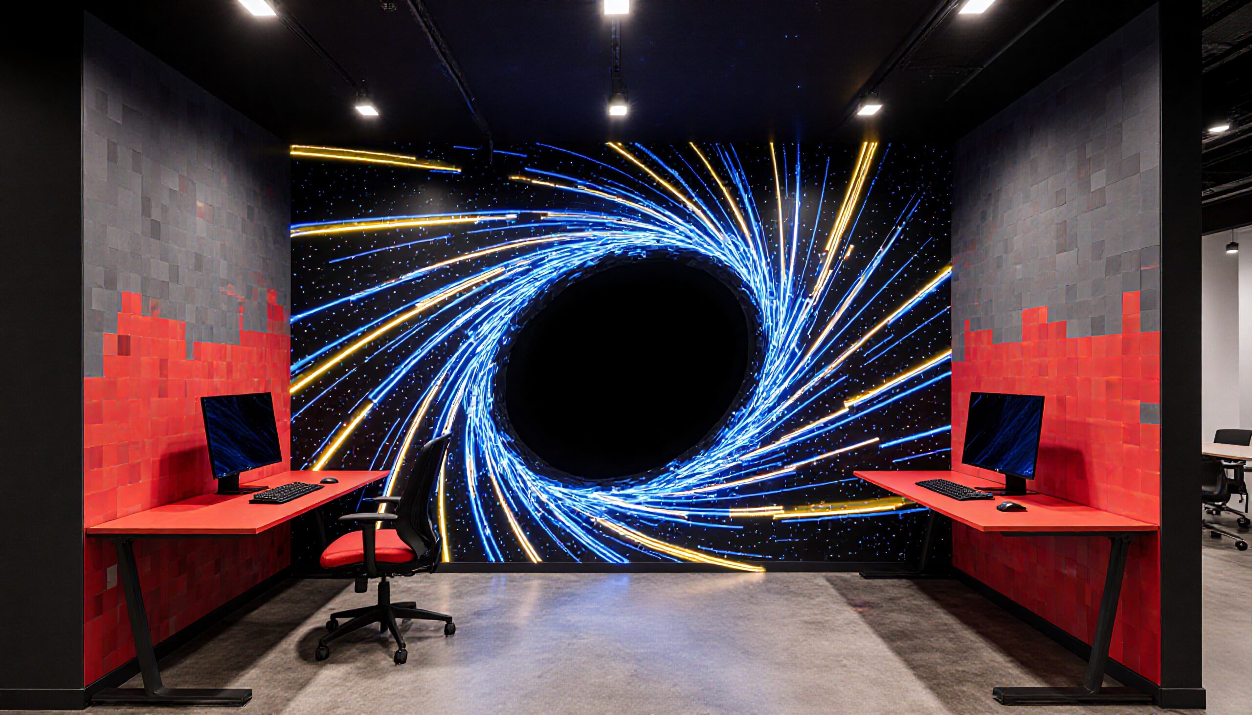 Futuristic Office Vortex Design