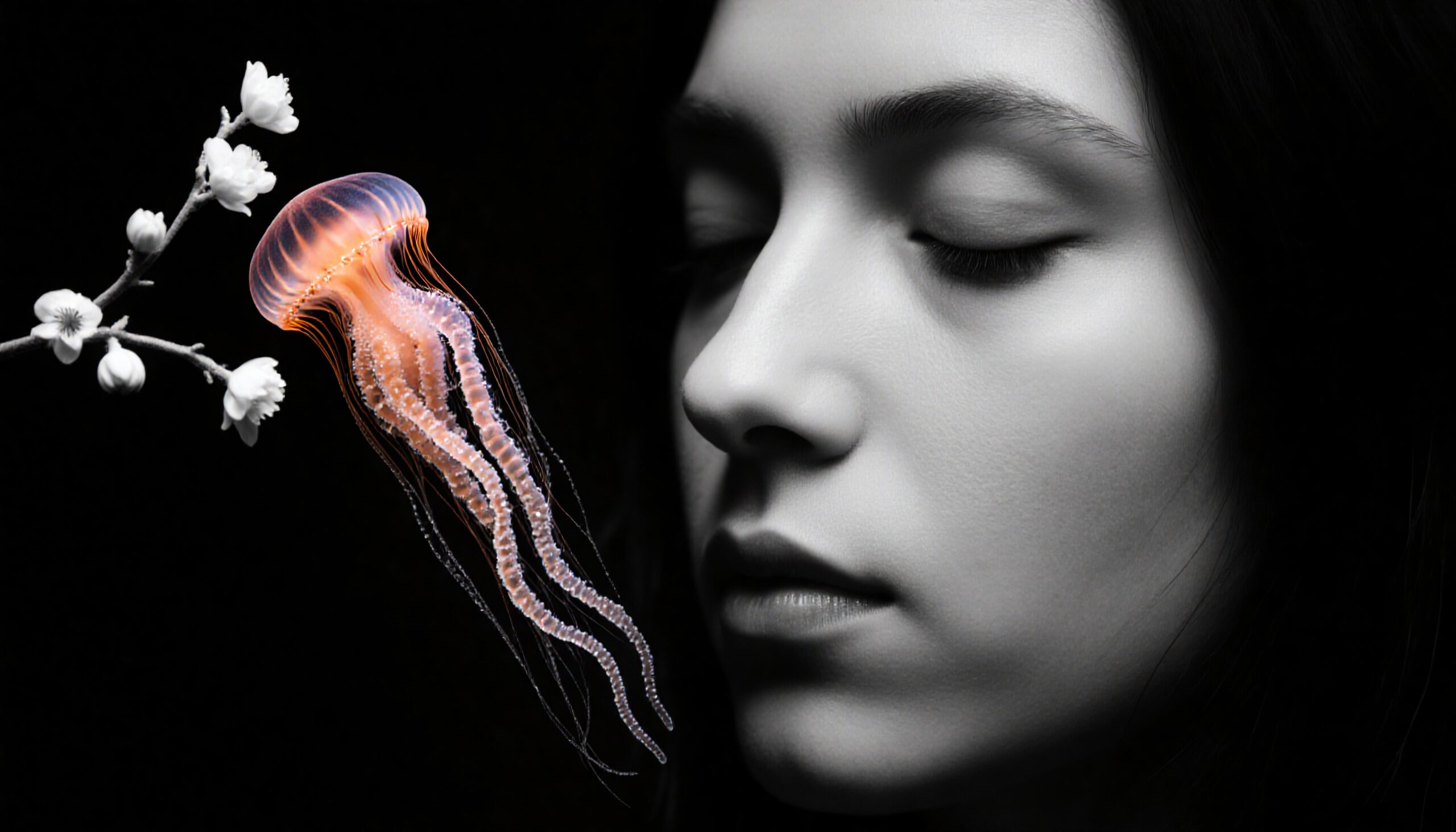 Jellyfish and Woman Dream Connection
