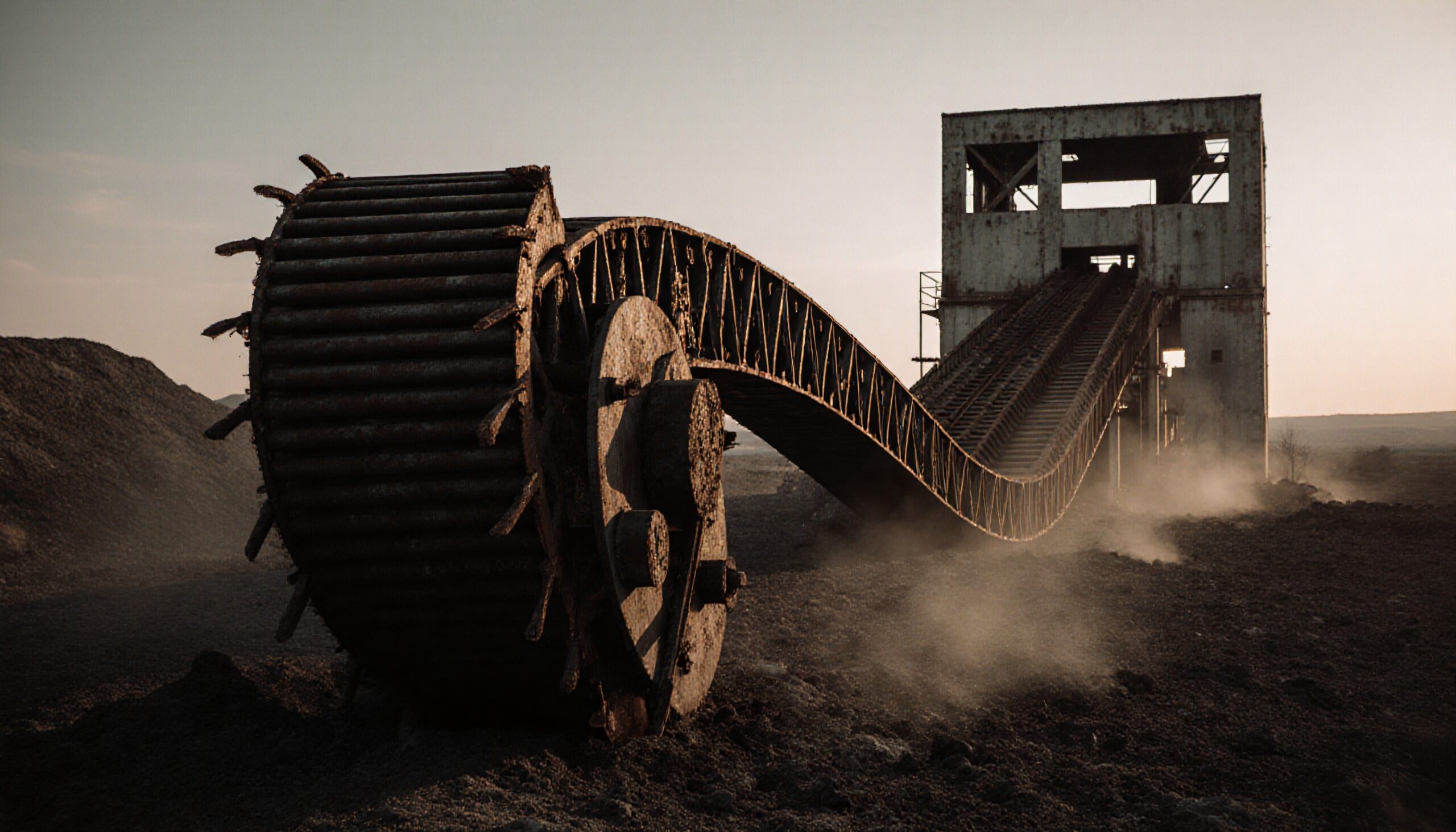 Abandoned Industrial Conveyor Structure