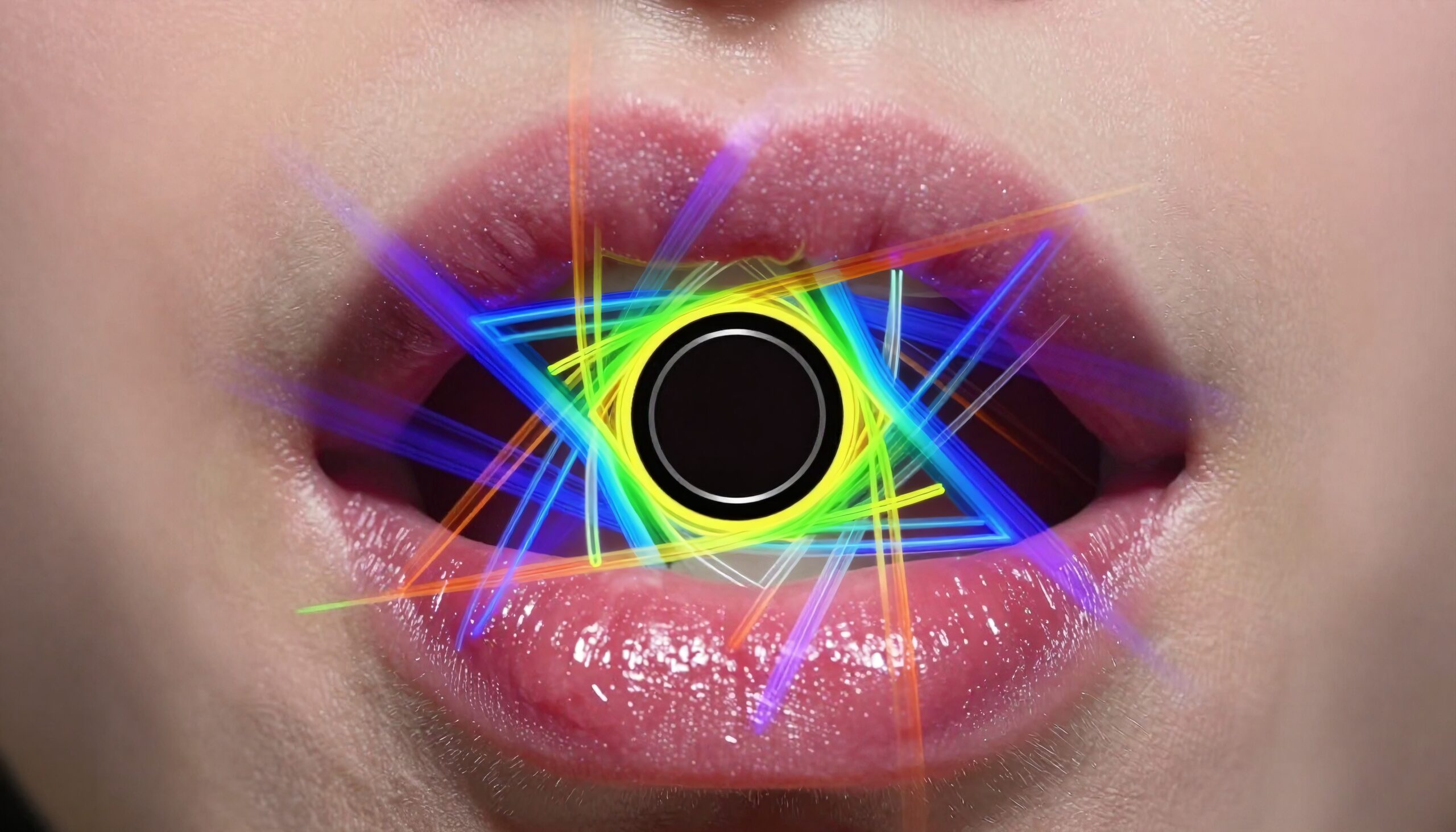 Mouth Portal Emits Vivid Light