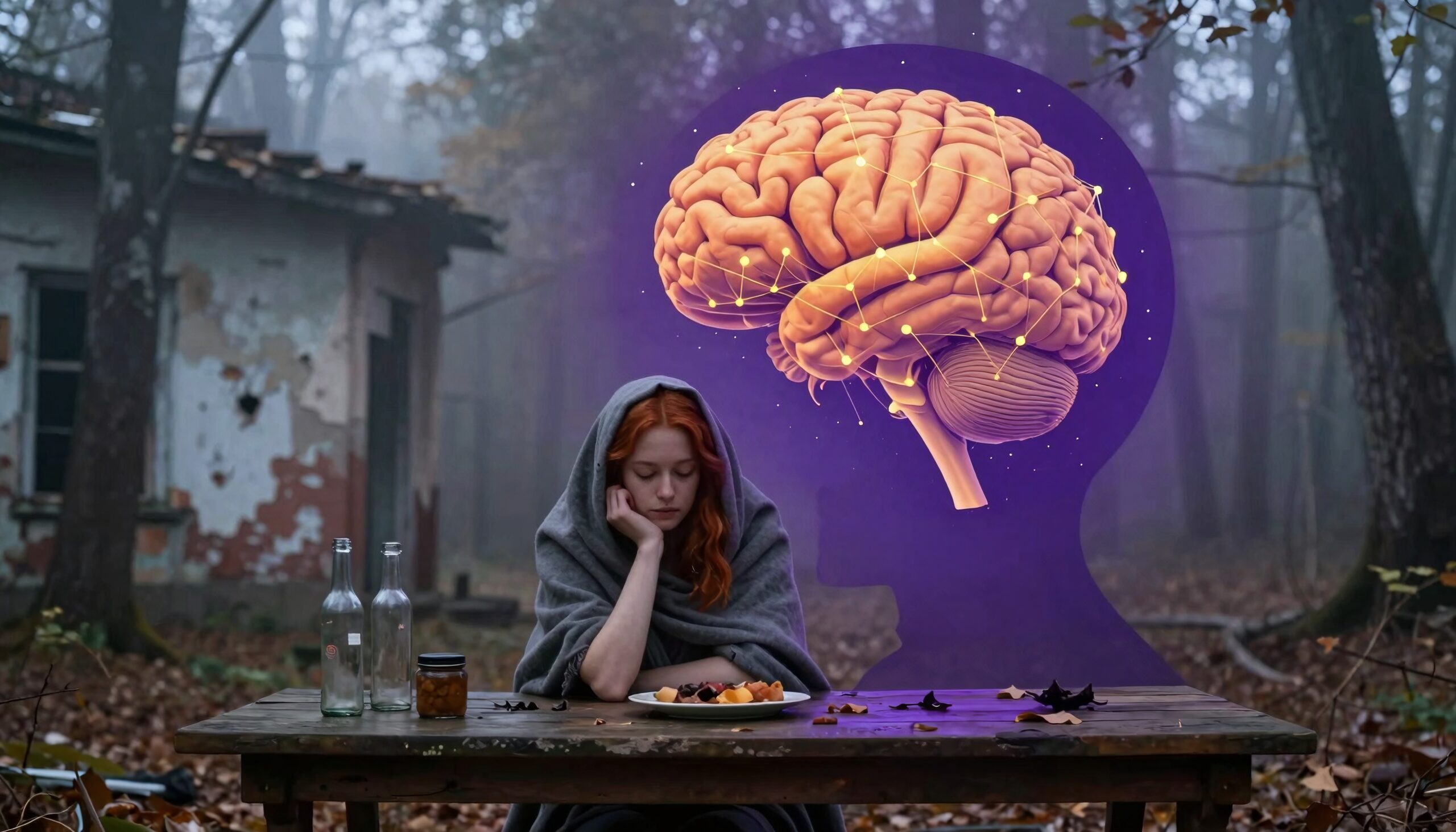 Contemplation in a Mystical Forest