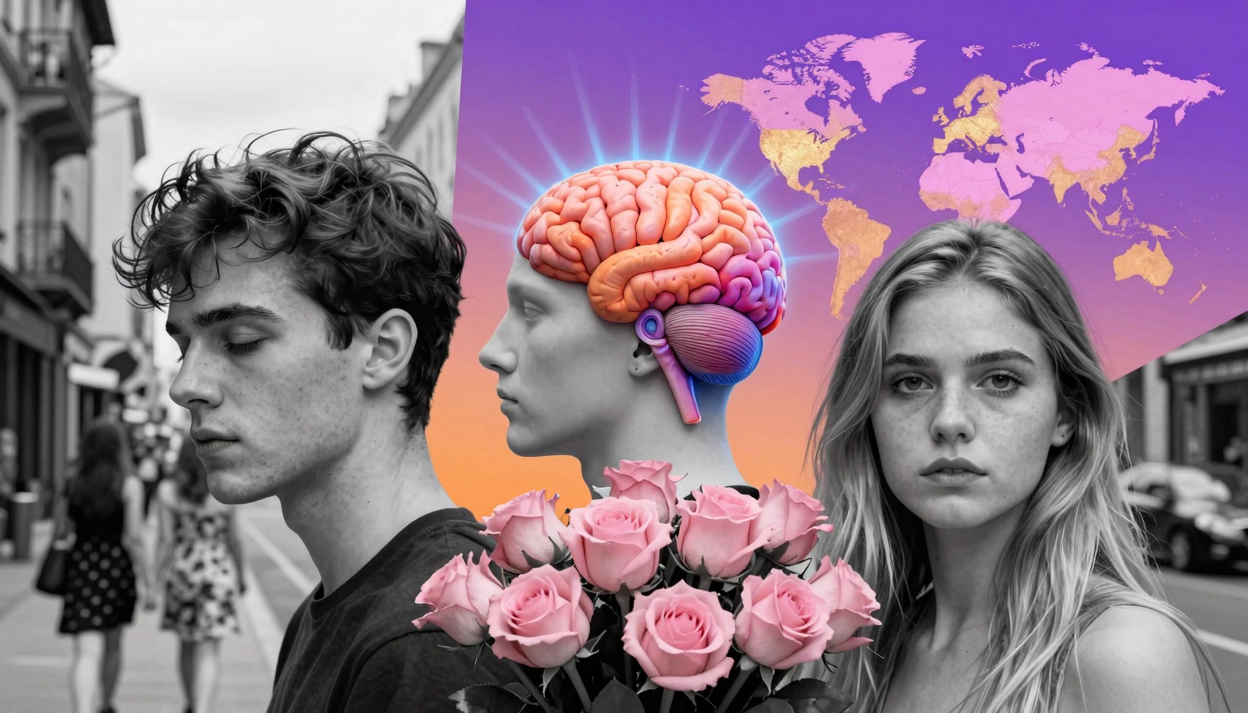 Contemplative Minds in Vibrant Contrast