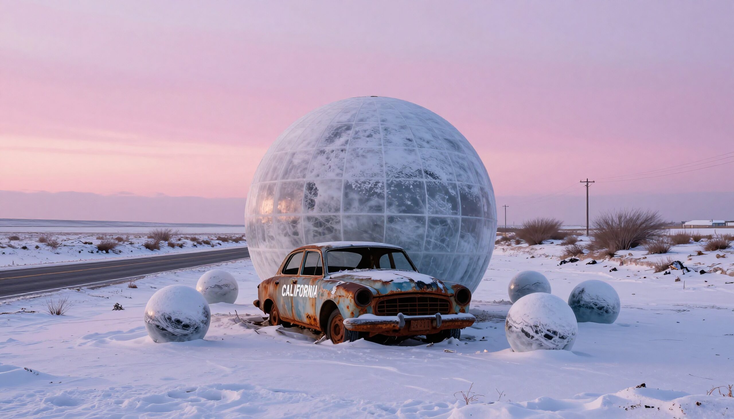 Deserted Highway Art Installation