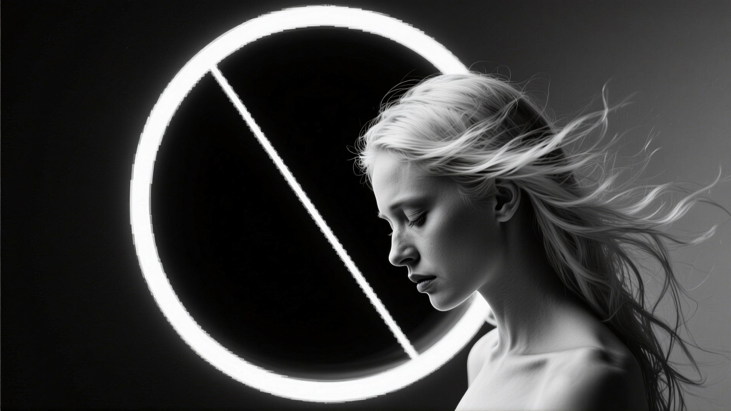 Entwined Light and Shadows Portrait