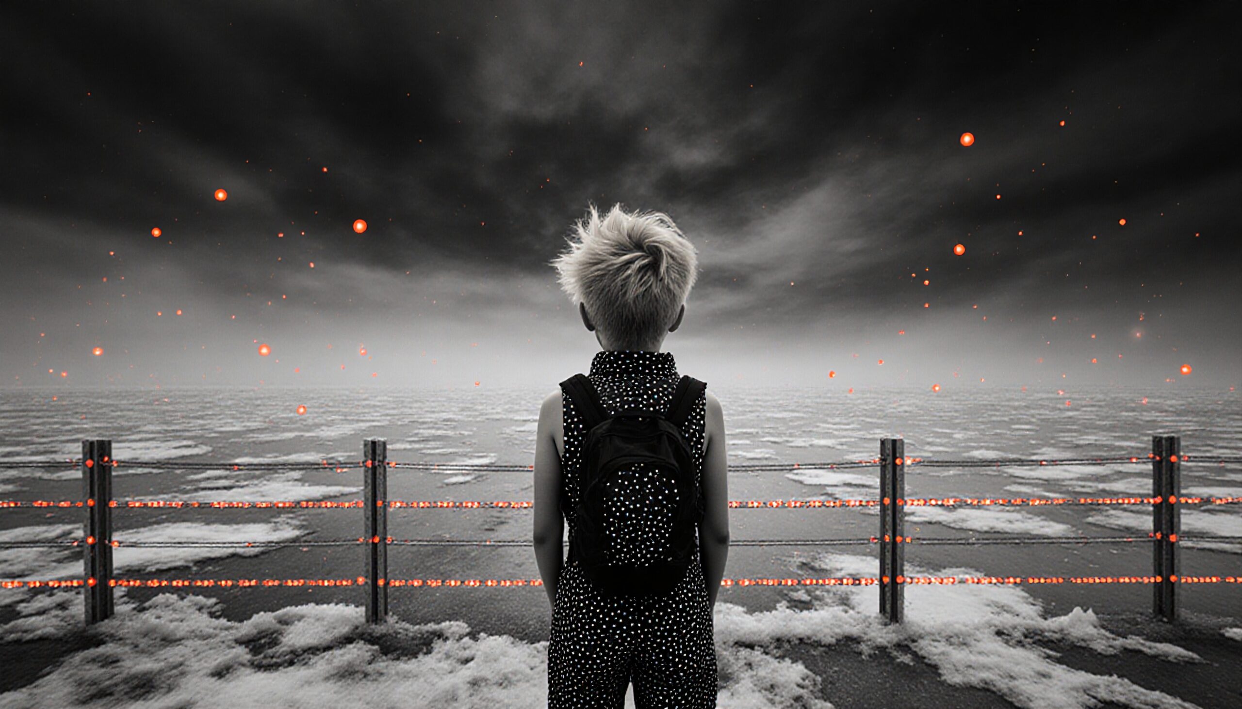 Child Gazes at Unknown Horizon