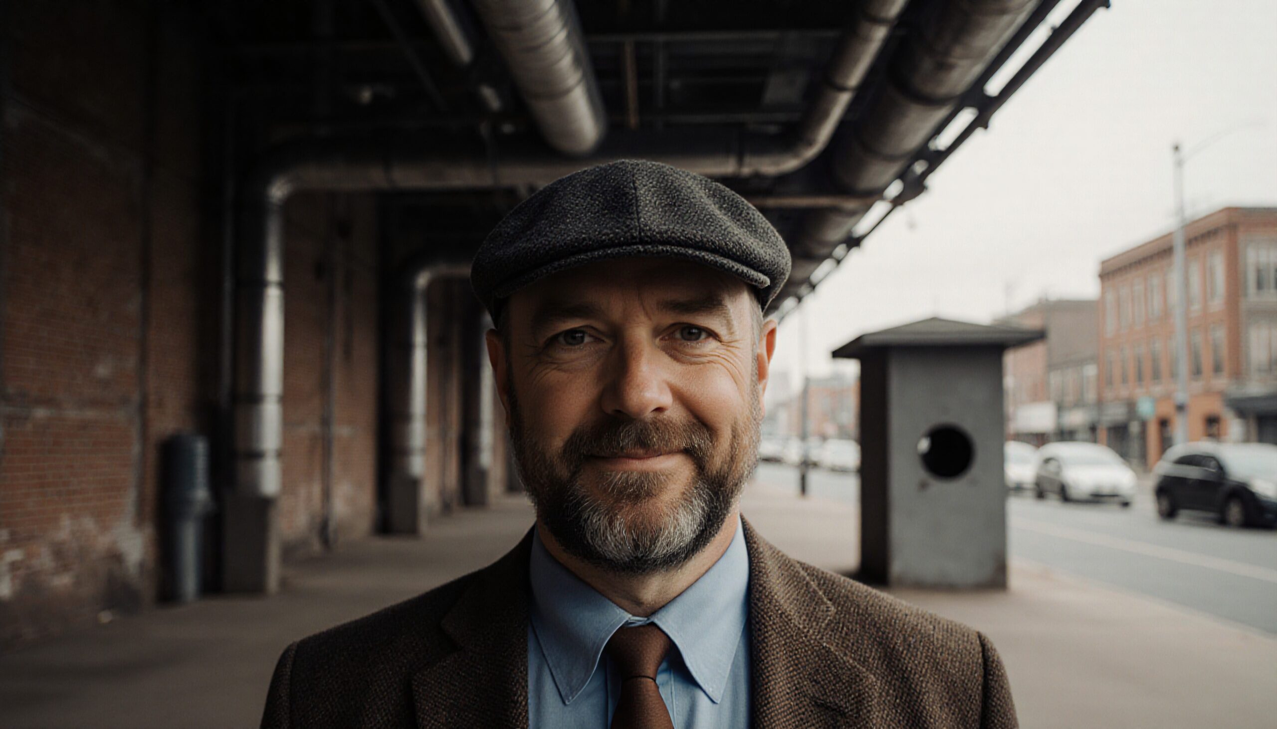 Urban Man With Vintage Style