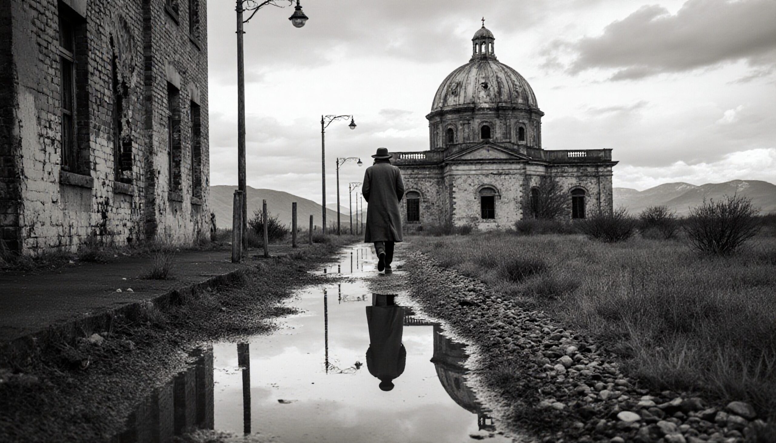 Solitary Walk to Historic Dome