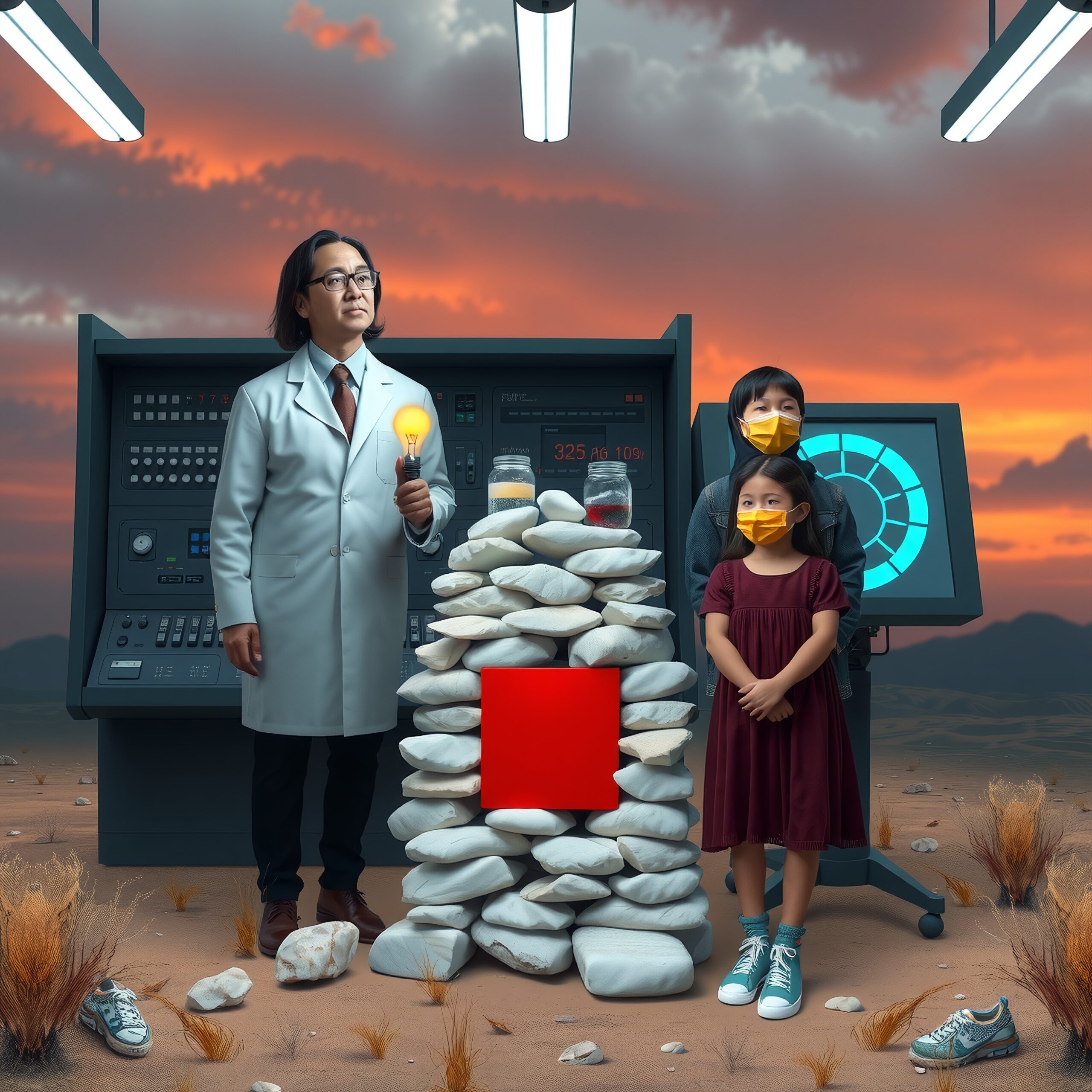 Science Experiment in Desert Environment