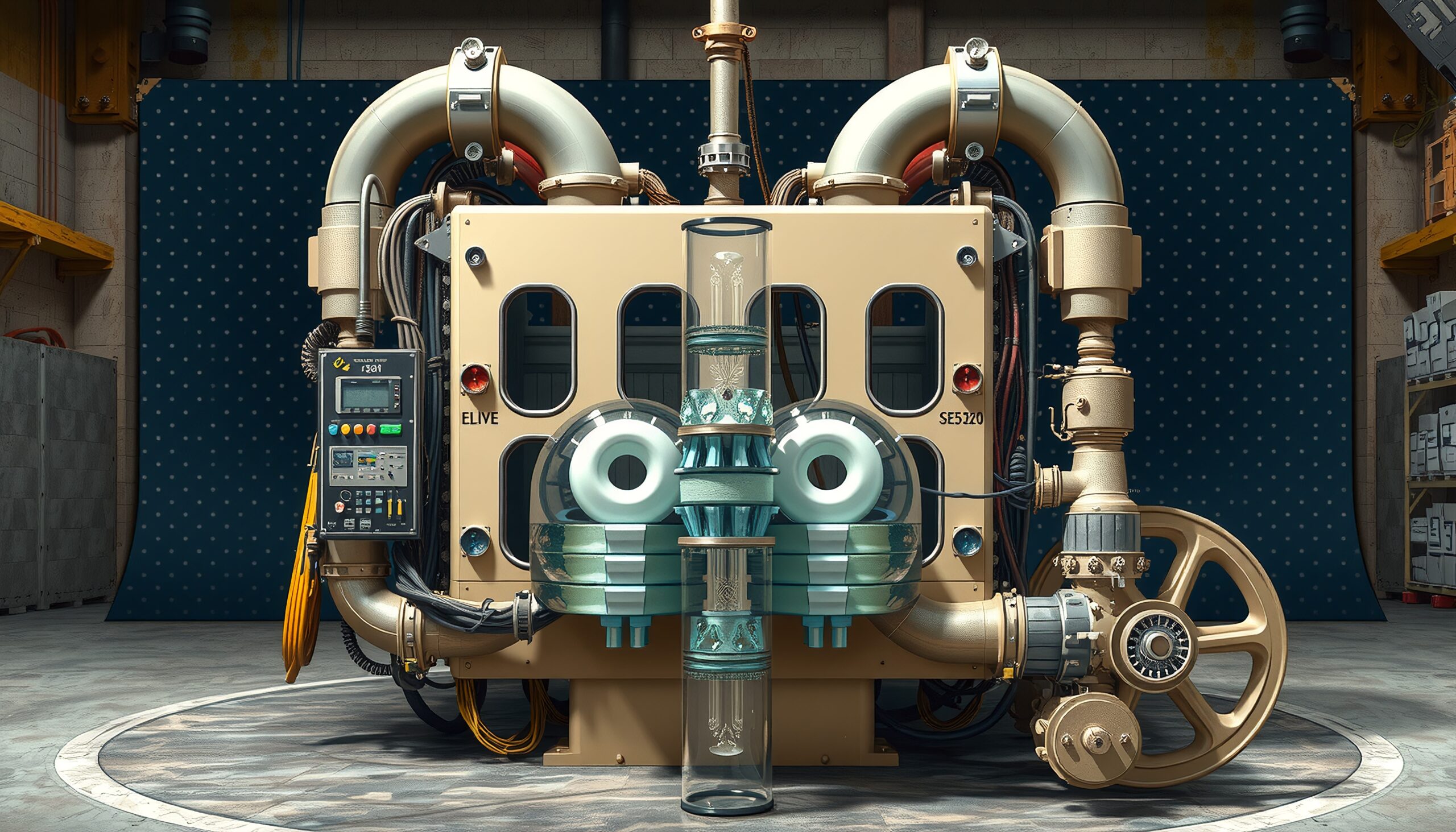 Steampunk Industrial Marvel Machinery