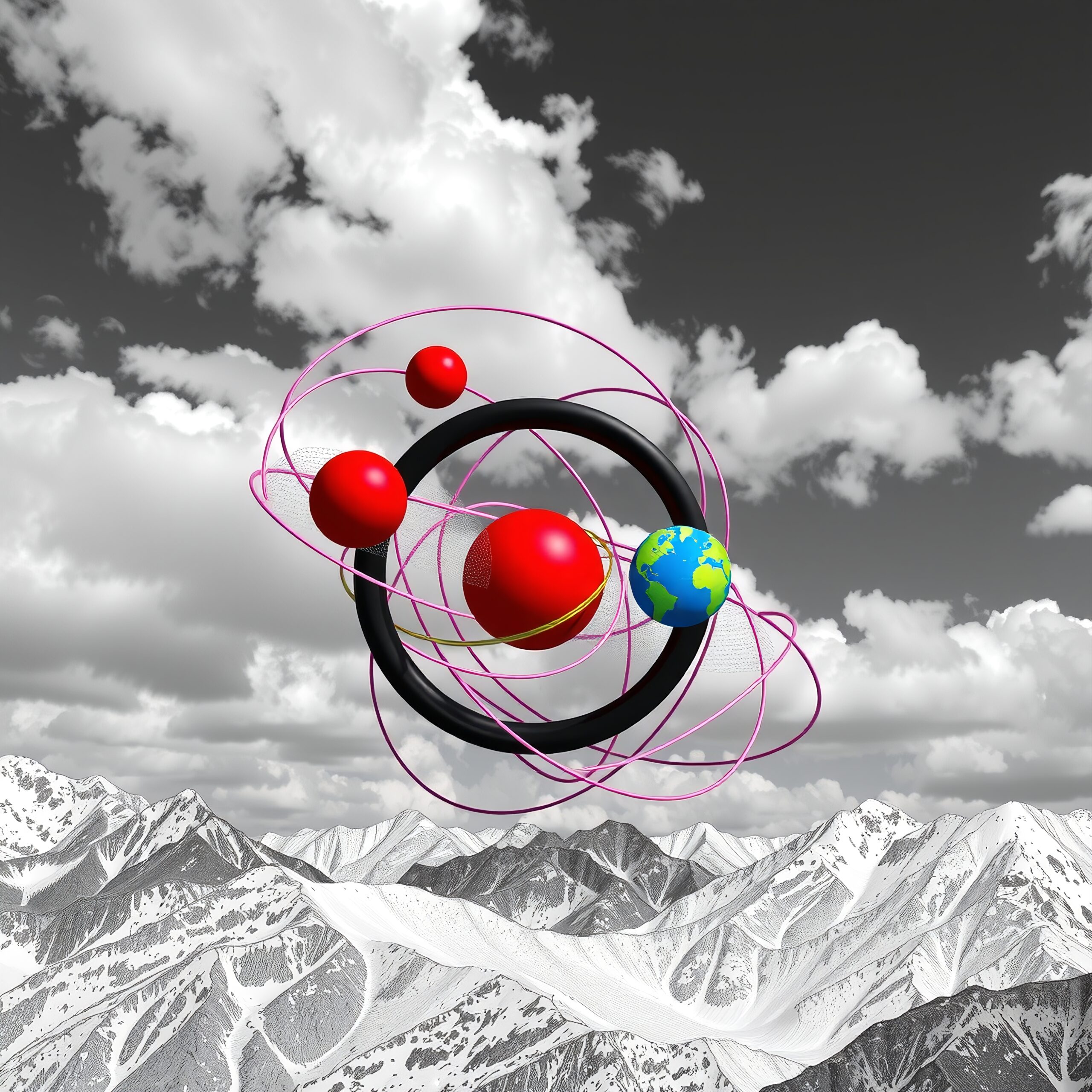 Cosmic Structures Above Mountains