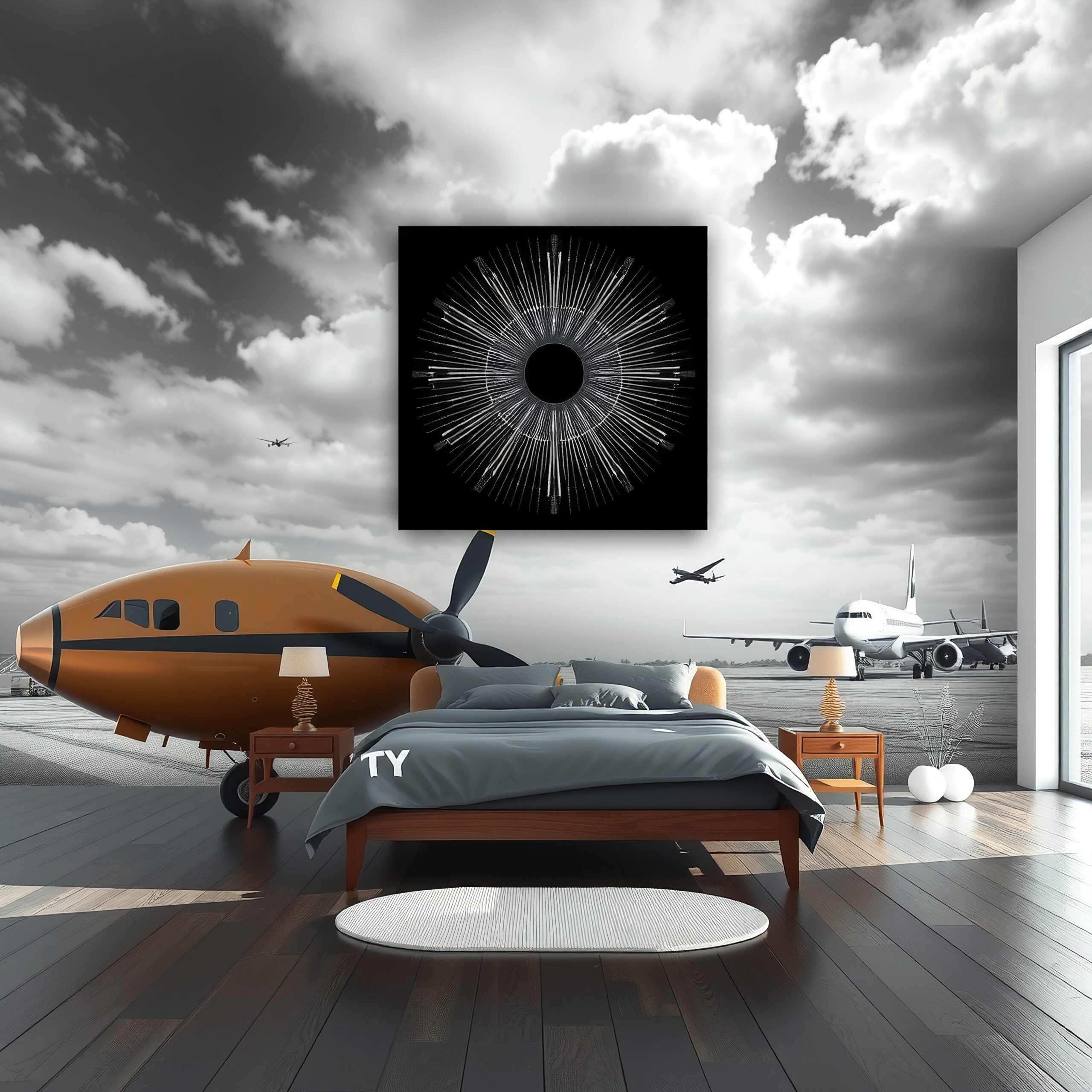 Aviation Dreamscape Bedroom Design